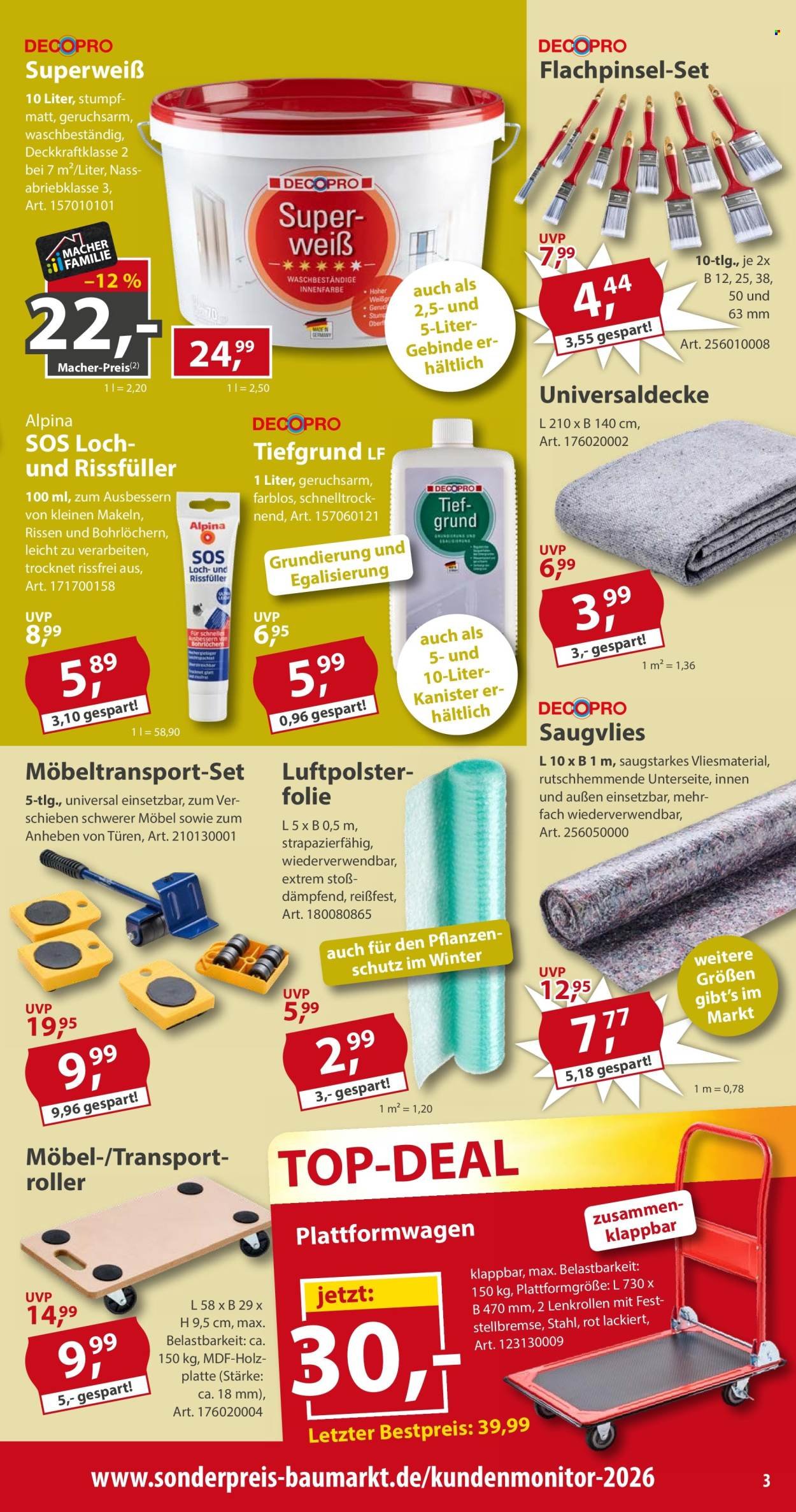 SONDERPREIS-BAUMARKT Prospekt - Ab Samstag 31.10.2026