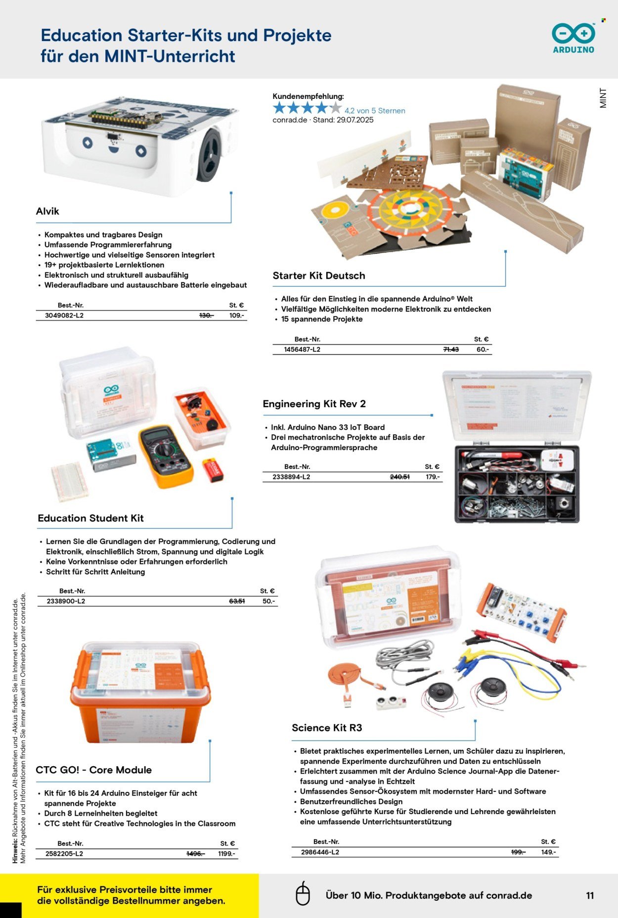 CONRAD Angebote - Education Katalog