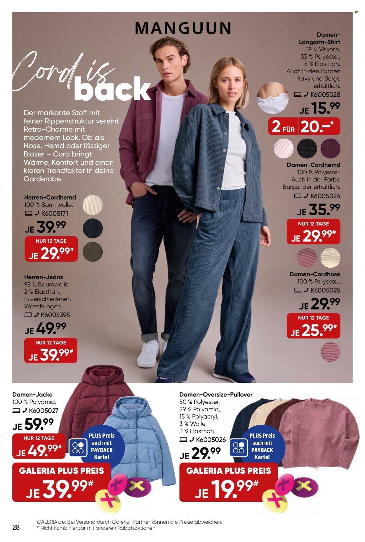 GALERIA KARSTADT KAUFHOF Prospekt - Ab Mittwoch 29.10.2025