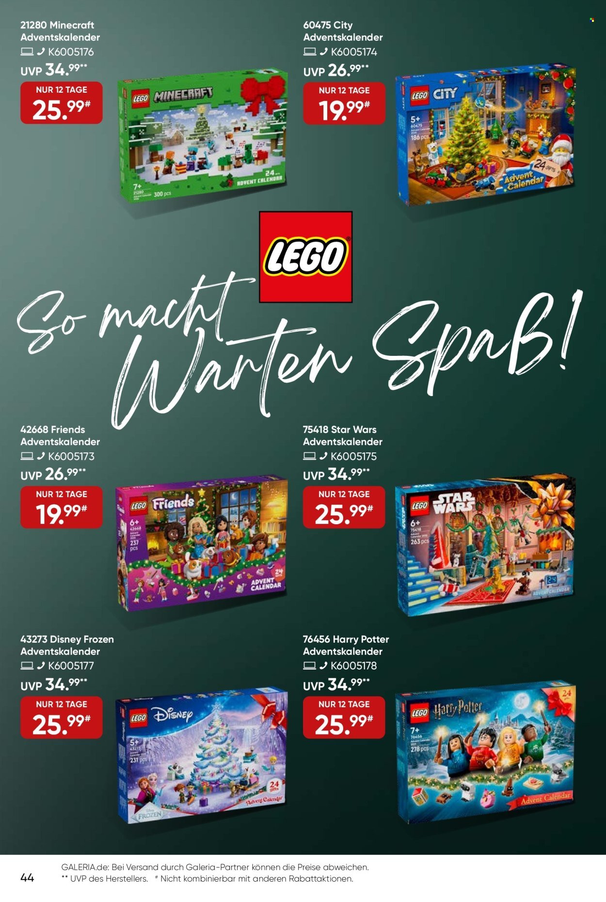 GALERIA KARSTADT KAUFHOF Prospekt - Ab Mittwoch 29.10.2025