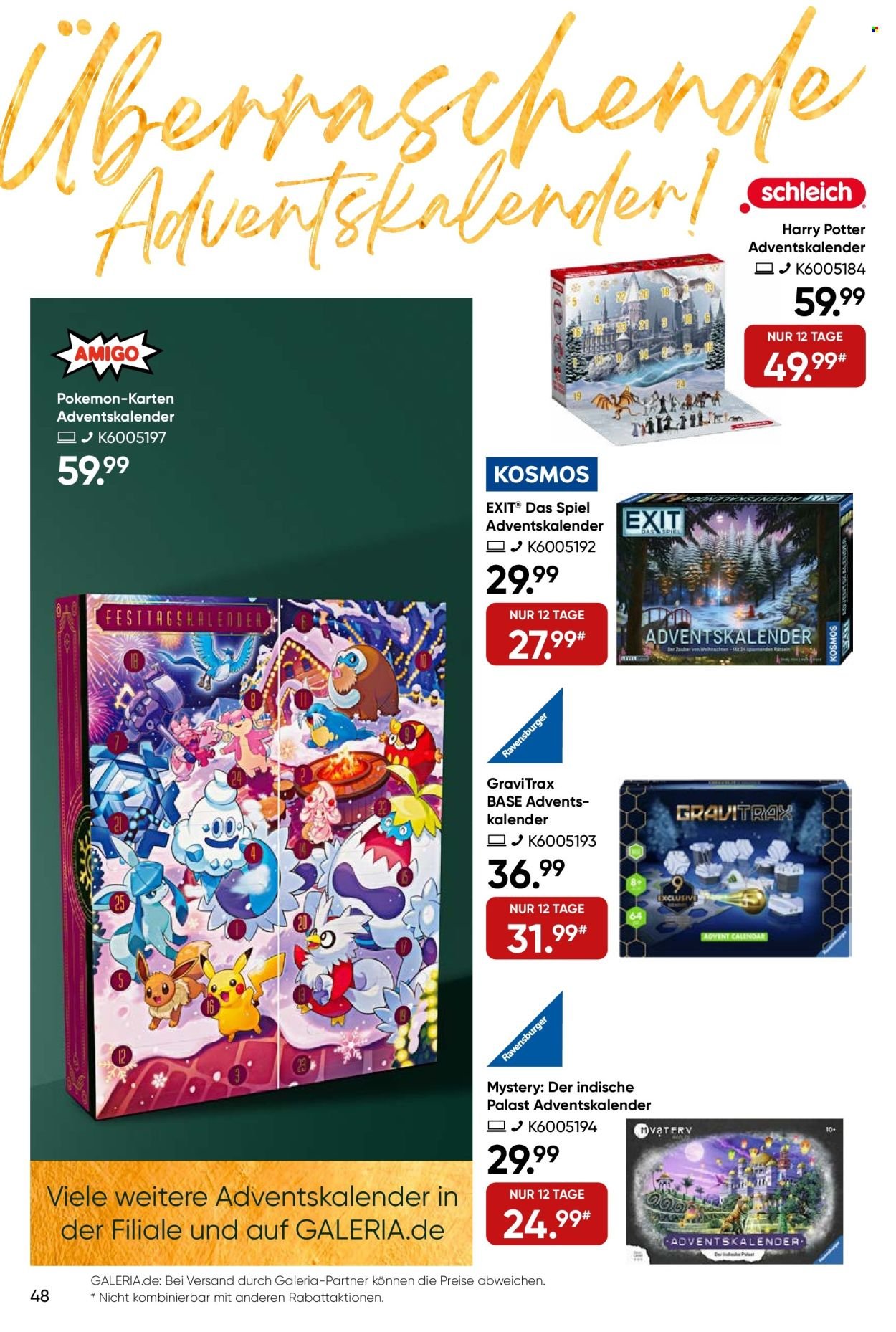 GALERIA KARSTADT KAUFHOF Prospekt - Ab Mittwoch 29.10.2025