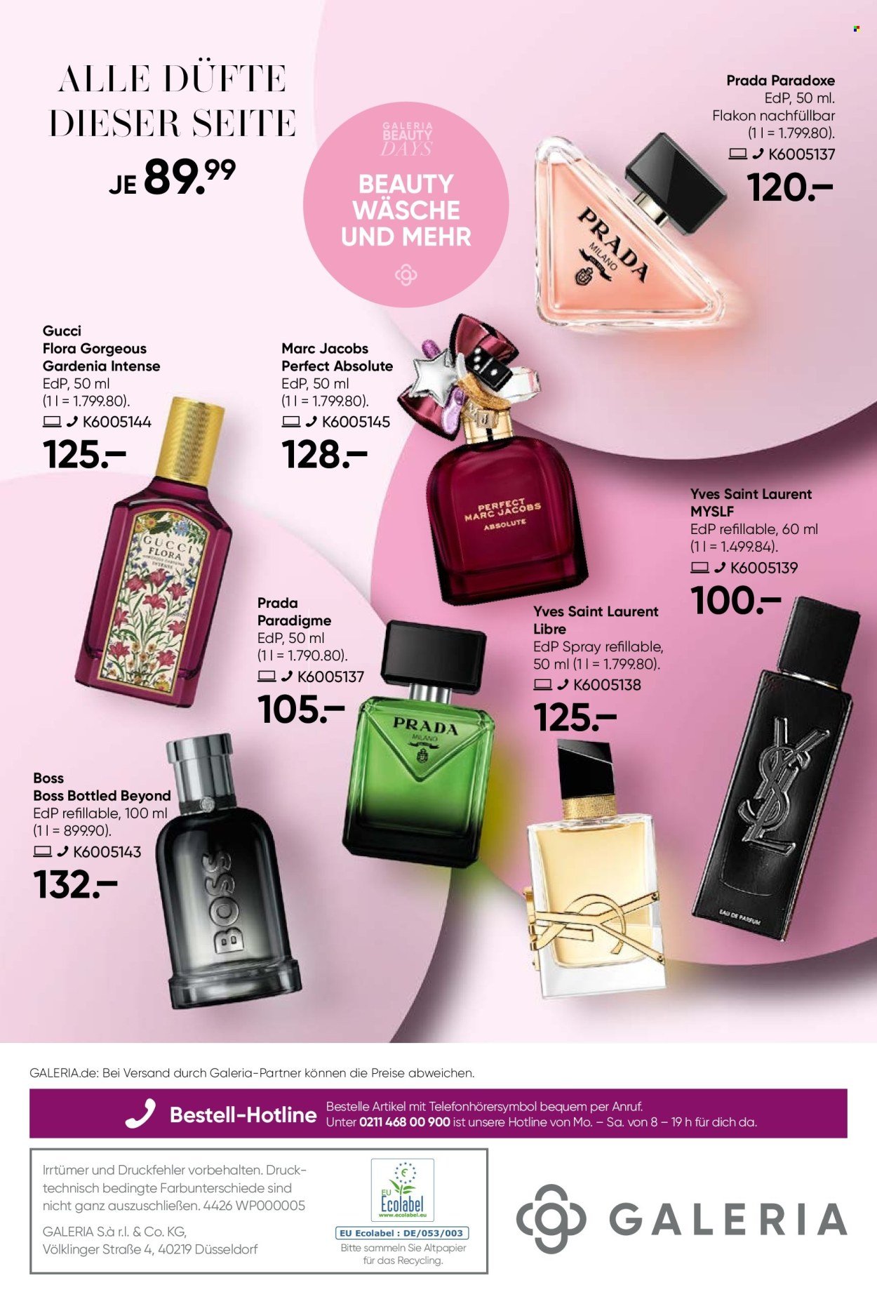 GALERIA KARSTADT KAUFHOF Prospekt - Ab Mittwoch 29.10.2025