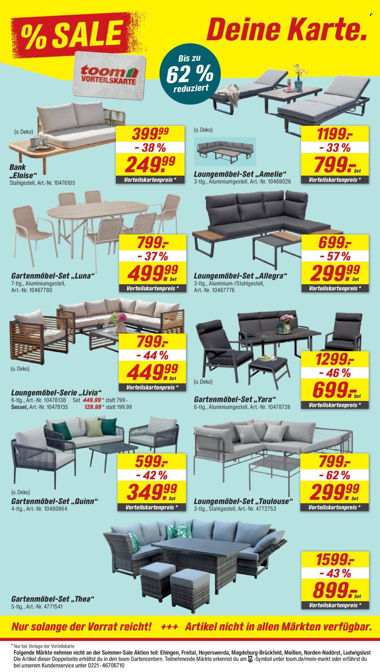 TOOM BAUMARKT Prospekt - Ab Samstag 11.07.2026