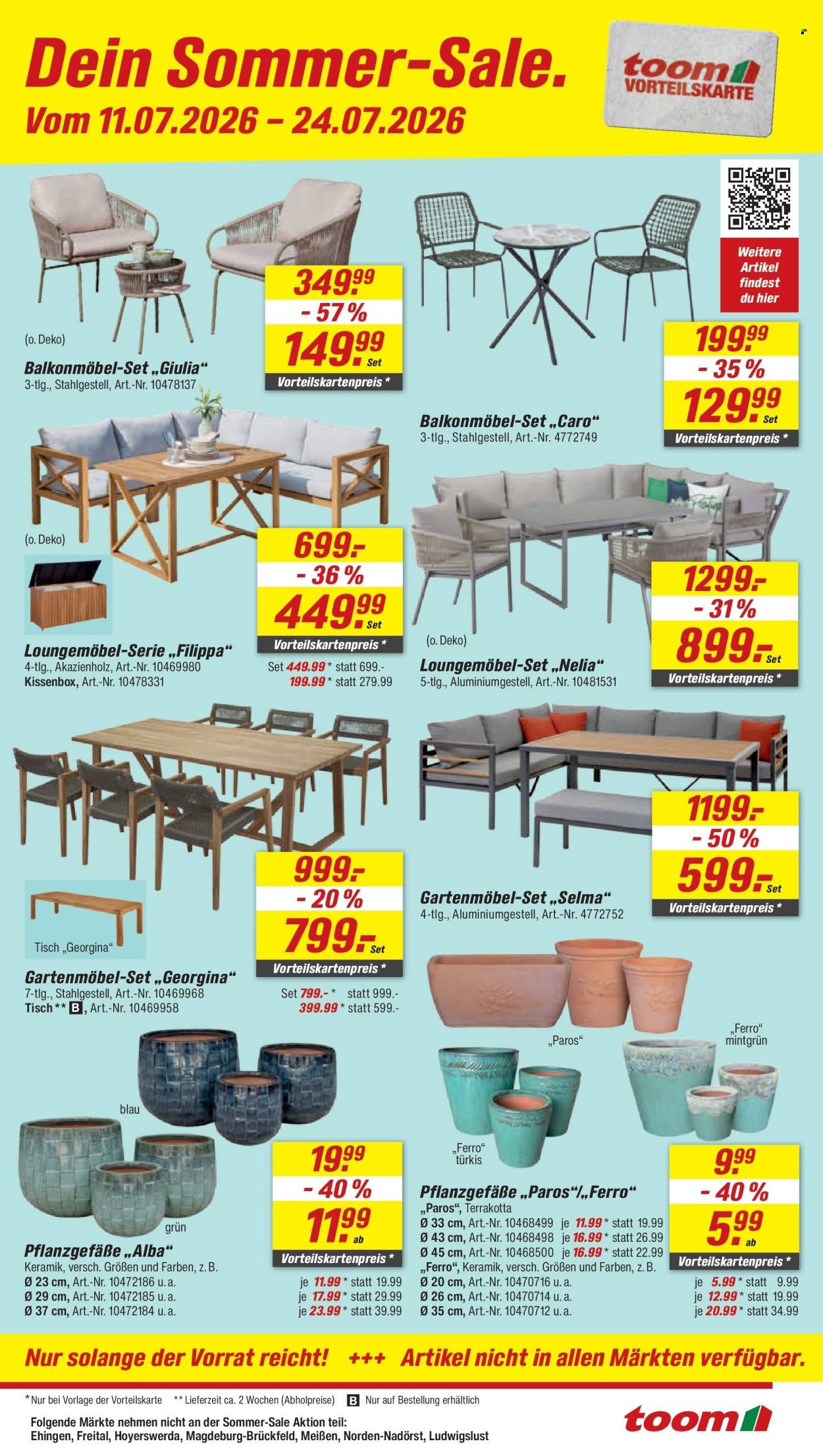 TOOM BAUMARKT Prospekt - Ab Samstag 11.07.2026