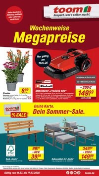 TOOM BAUMARKT Prospekt - Ab Samstag 11.07.2026
