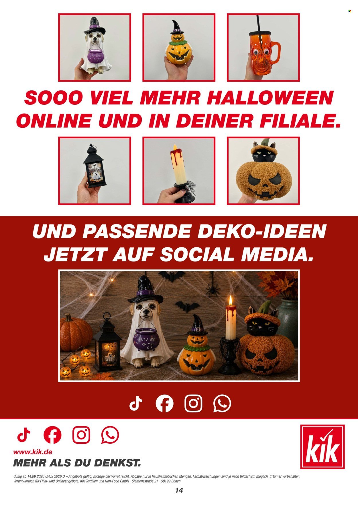 KIK Angebote - September 2026