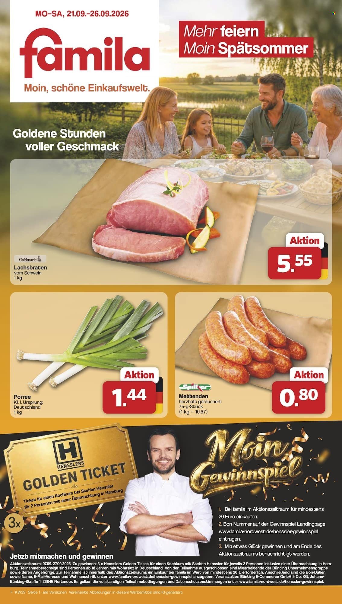 FAMILA Prospekt - Ab Montag 21.09.2026