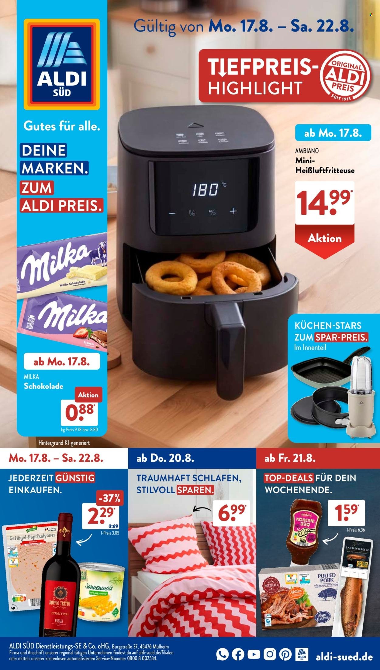 ALDI SÜD Prospekt - Ab Montag 17.08.2026
