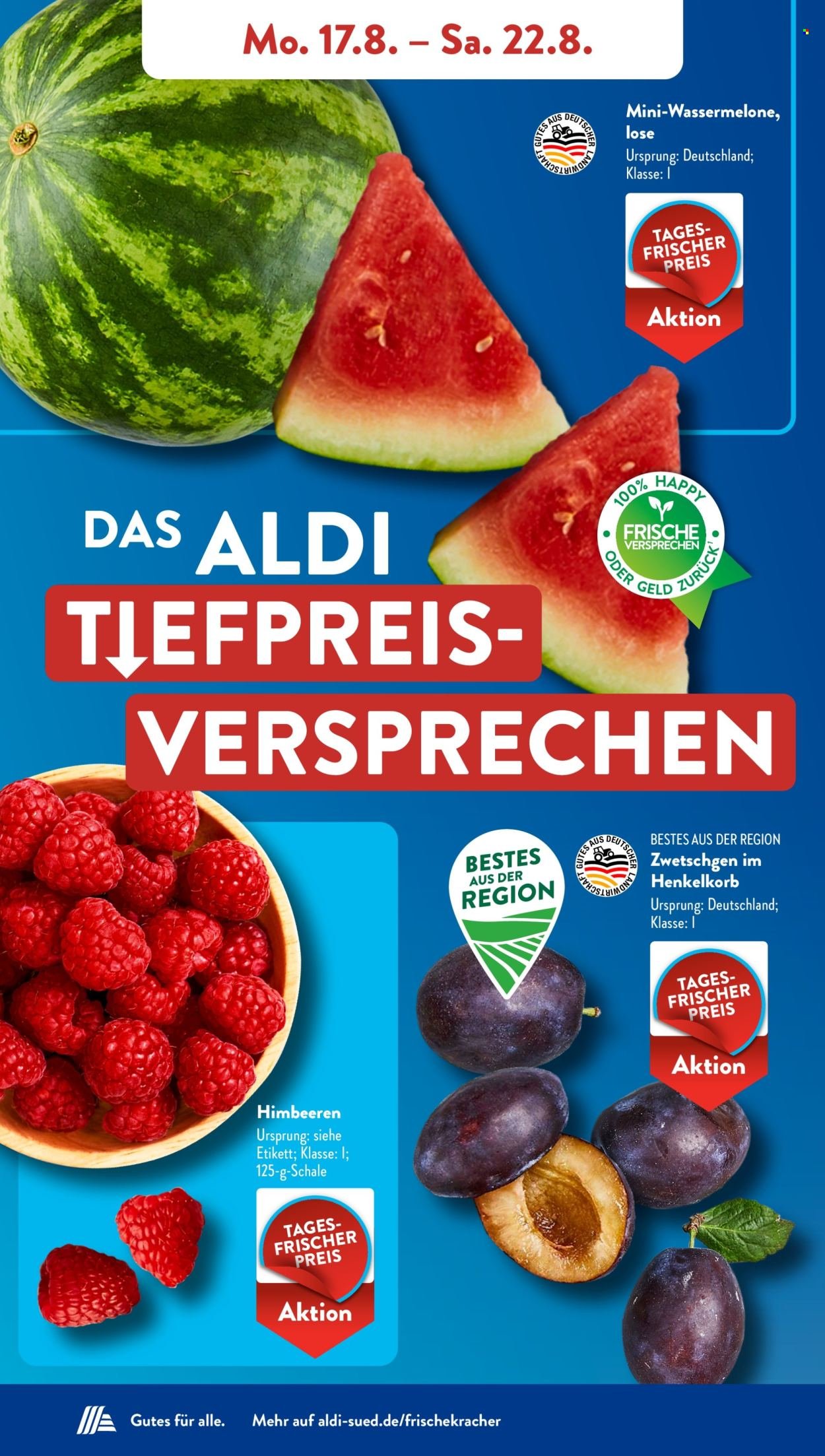 ALDI SÜD Prospekt - Ab Montag 17.08.2026