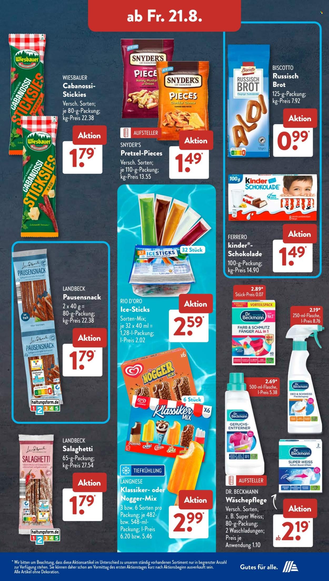 ALDI SÜD Prospekt - Ab Montag 17.08.2026
