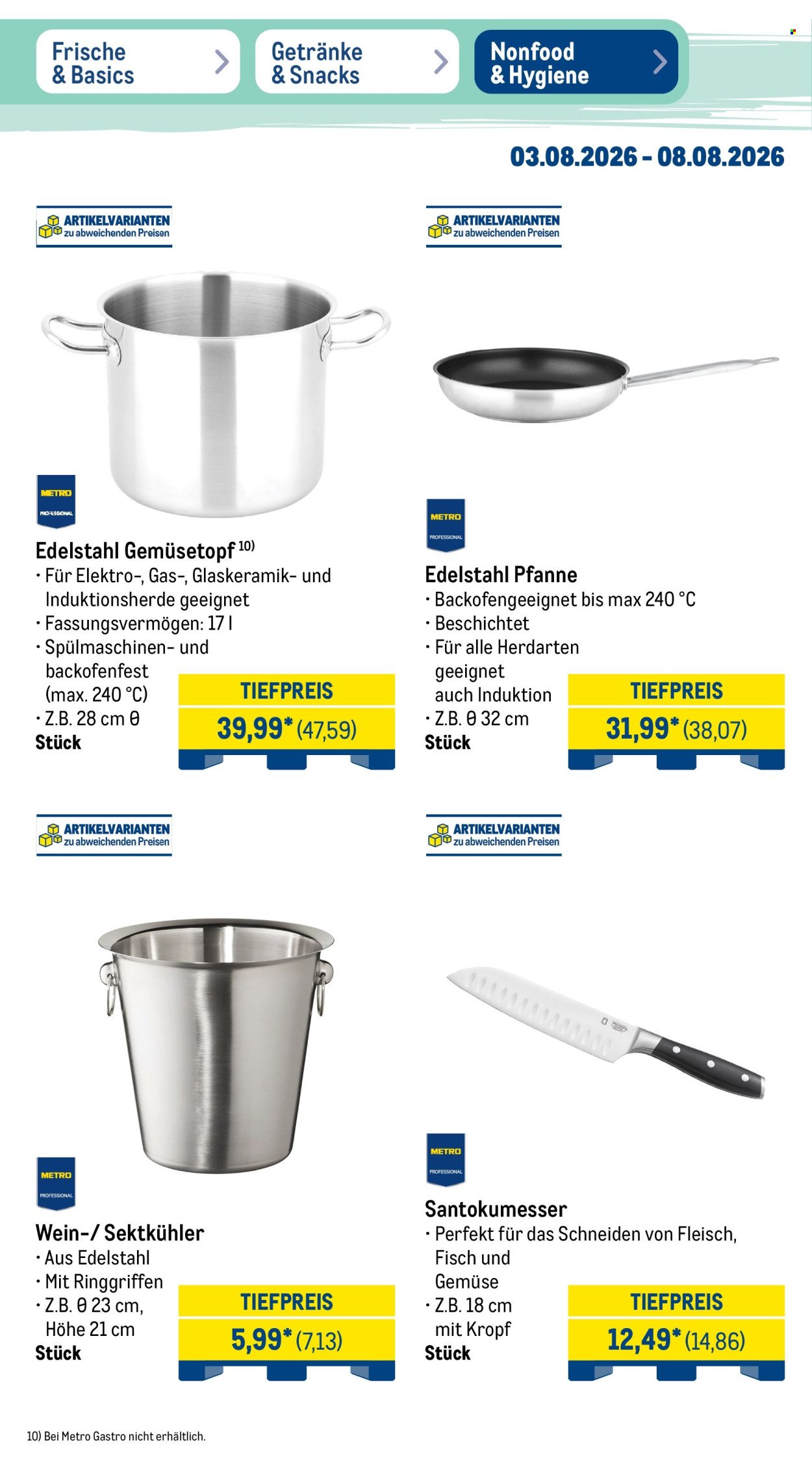 METRO Prospekt - NonFood-Angebote