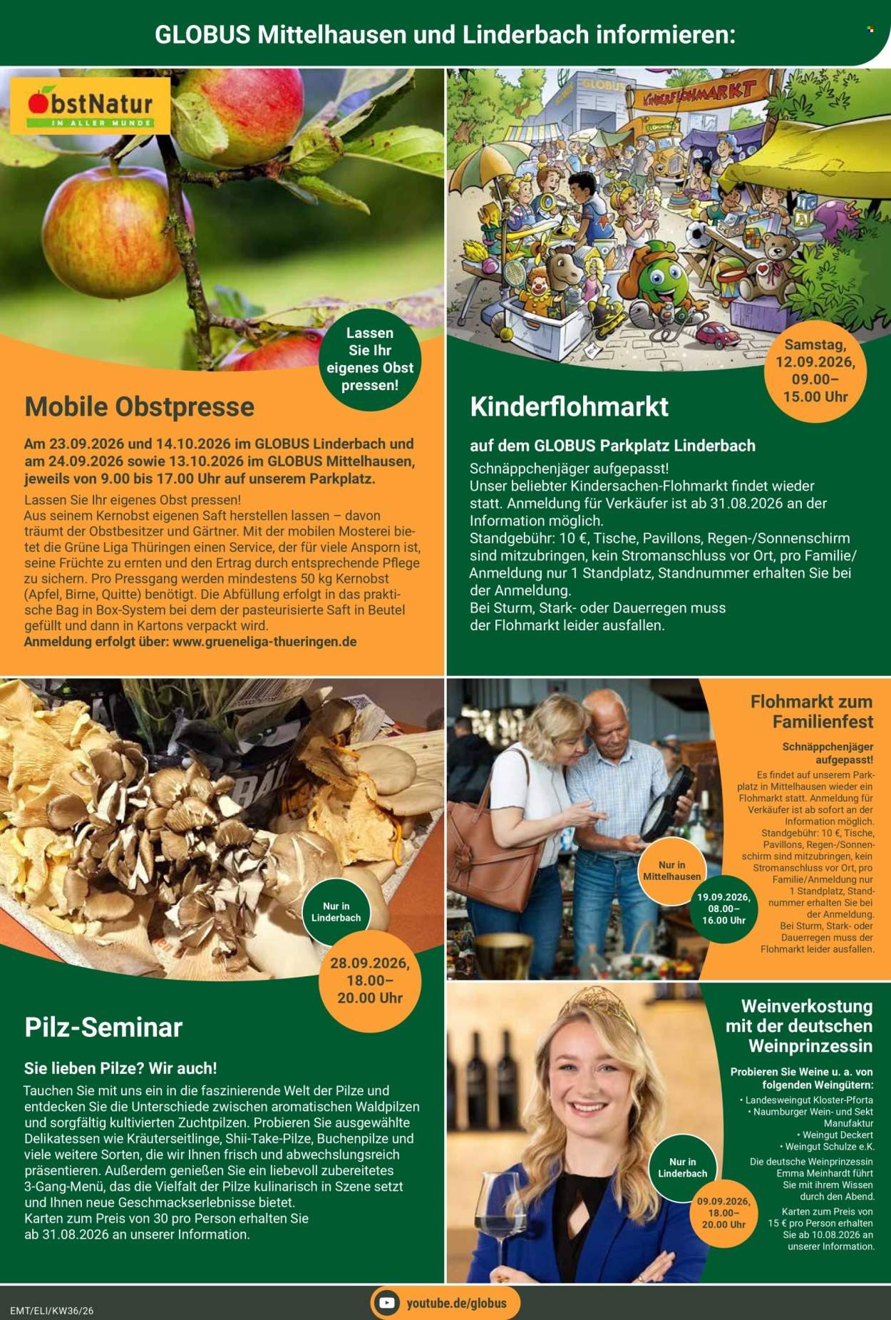 GLOBUS Prospekt - Ab Montag 31.08.2026