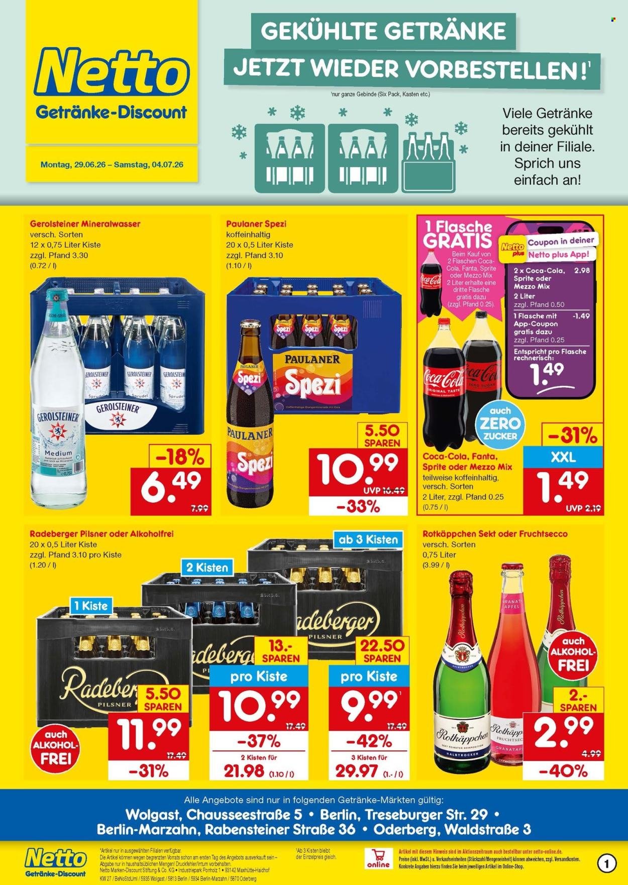 NETTO MARKEN-DISCOUNT Prospekt - Getränkemarkt in deiner Nähe