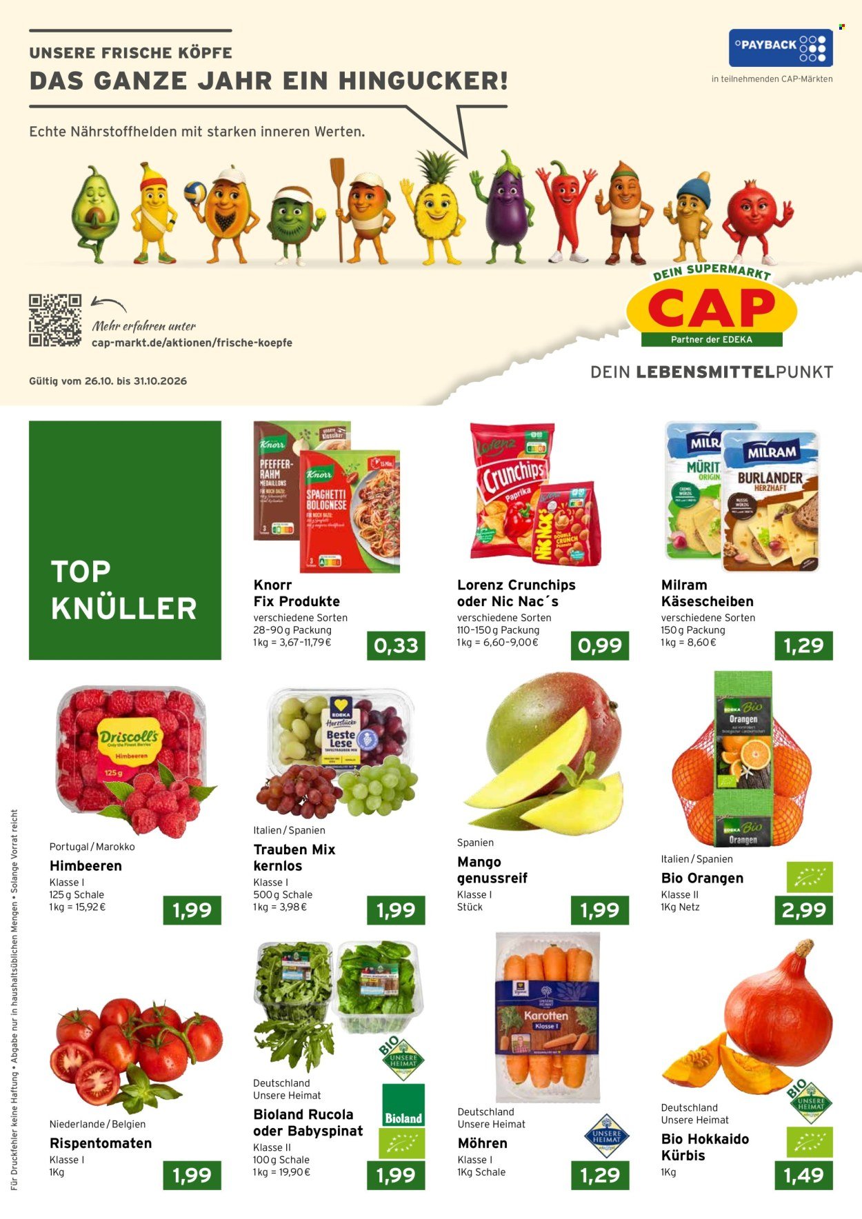 CAP-MARKT Prospekt - Ab Montag 26.10.2026