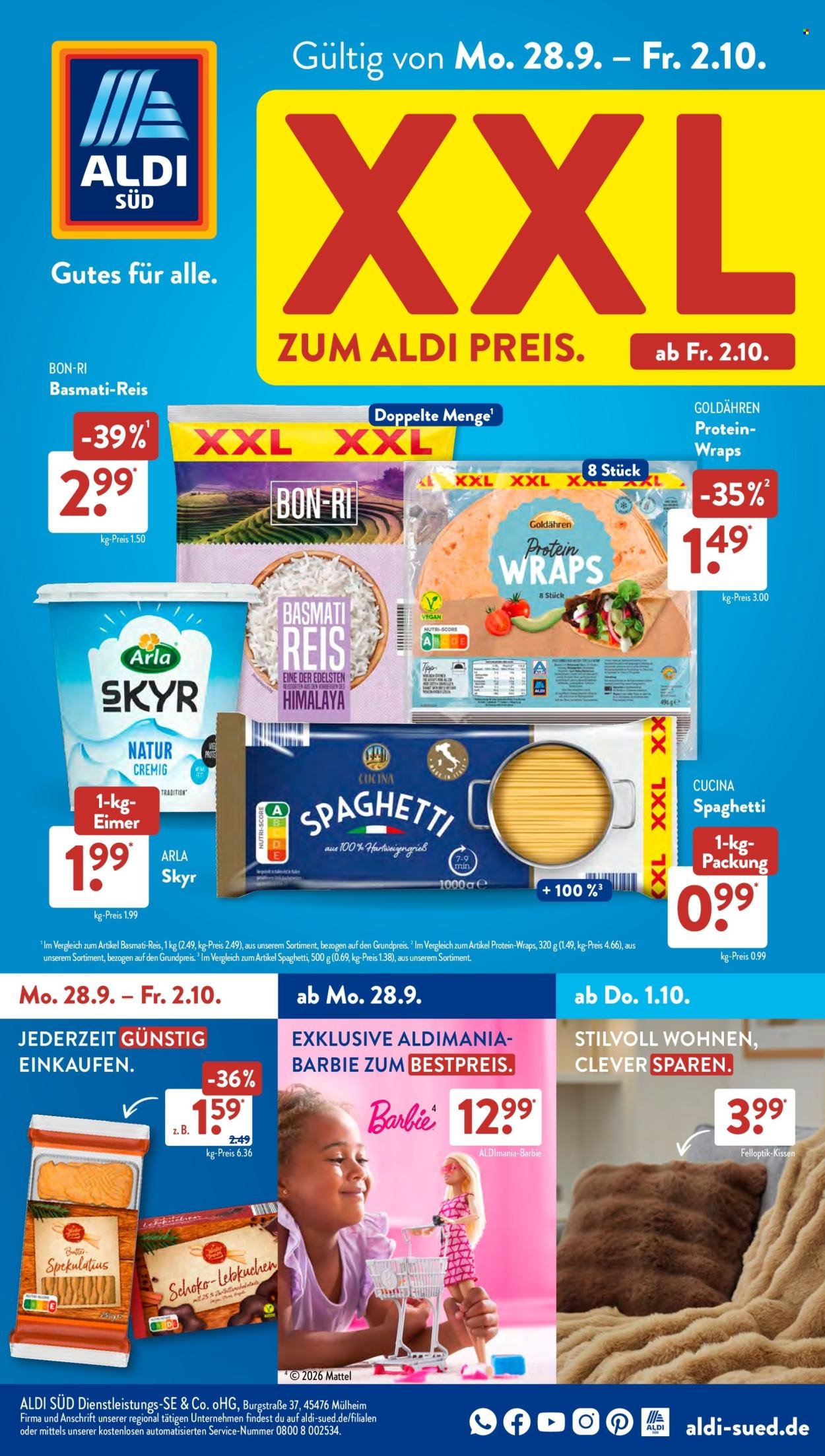 ALDI SÜD Prospekt - Ab Montag 28.09.2026