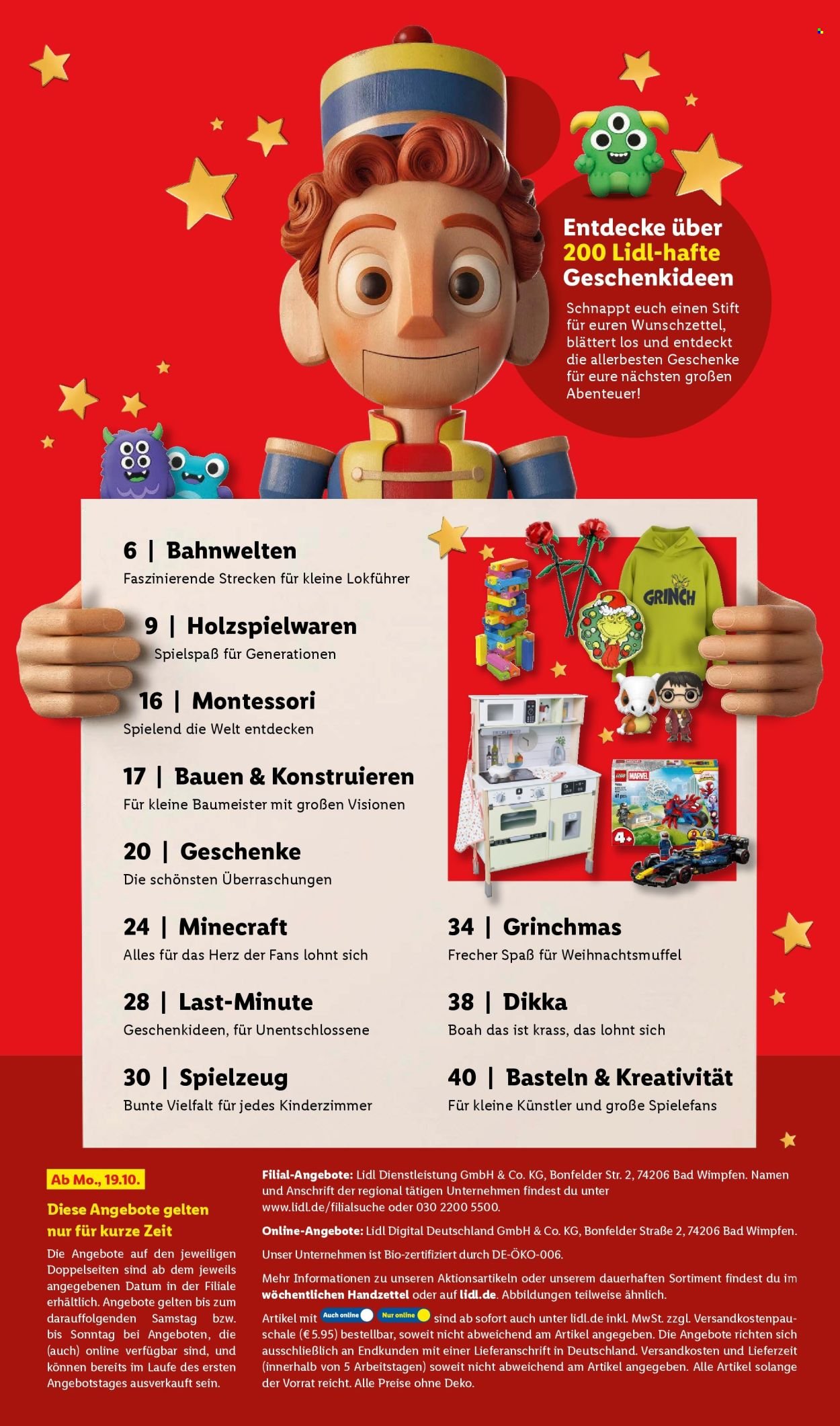 LIDL Prospekt - Entdecke zahlreiche Geschenkideen - Spielwarenmagazin 2026