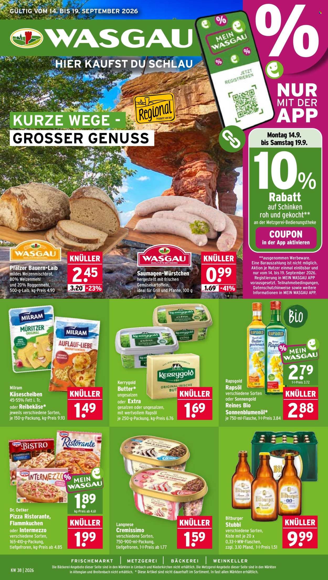 WASGAU Prospekt - Ab Montag 14.09.2026