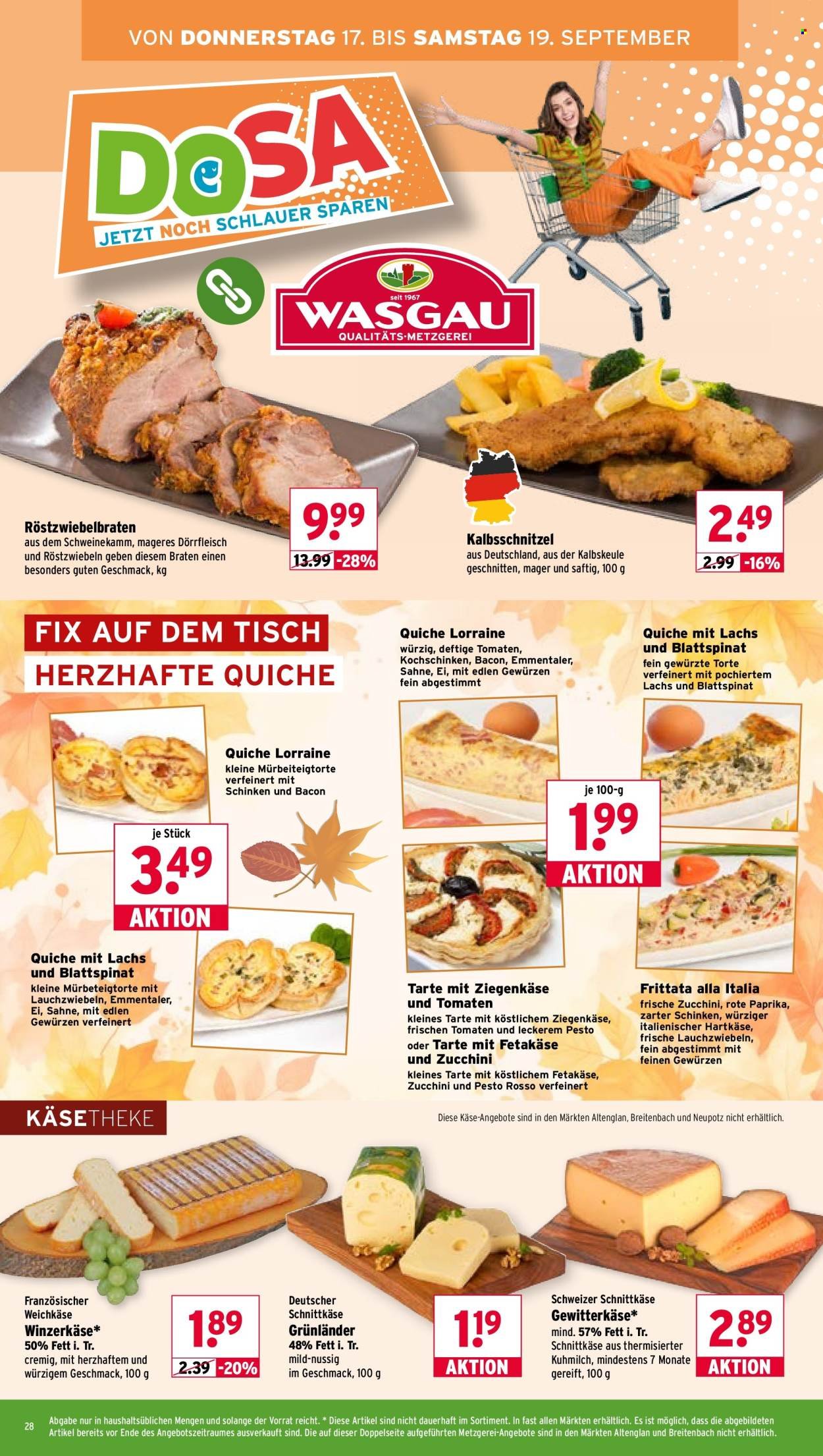 WASGAU Prospekt - Ab Montag 14.09.2026