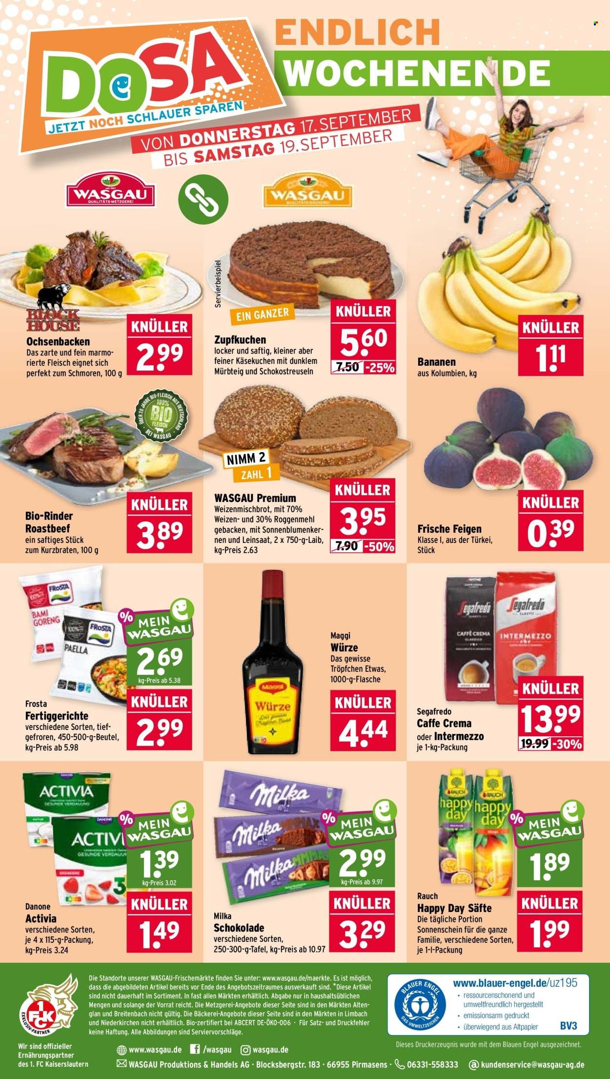 WASGAU Prospekt - Ab Montag 14.09.2026