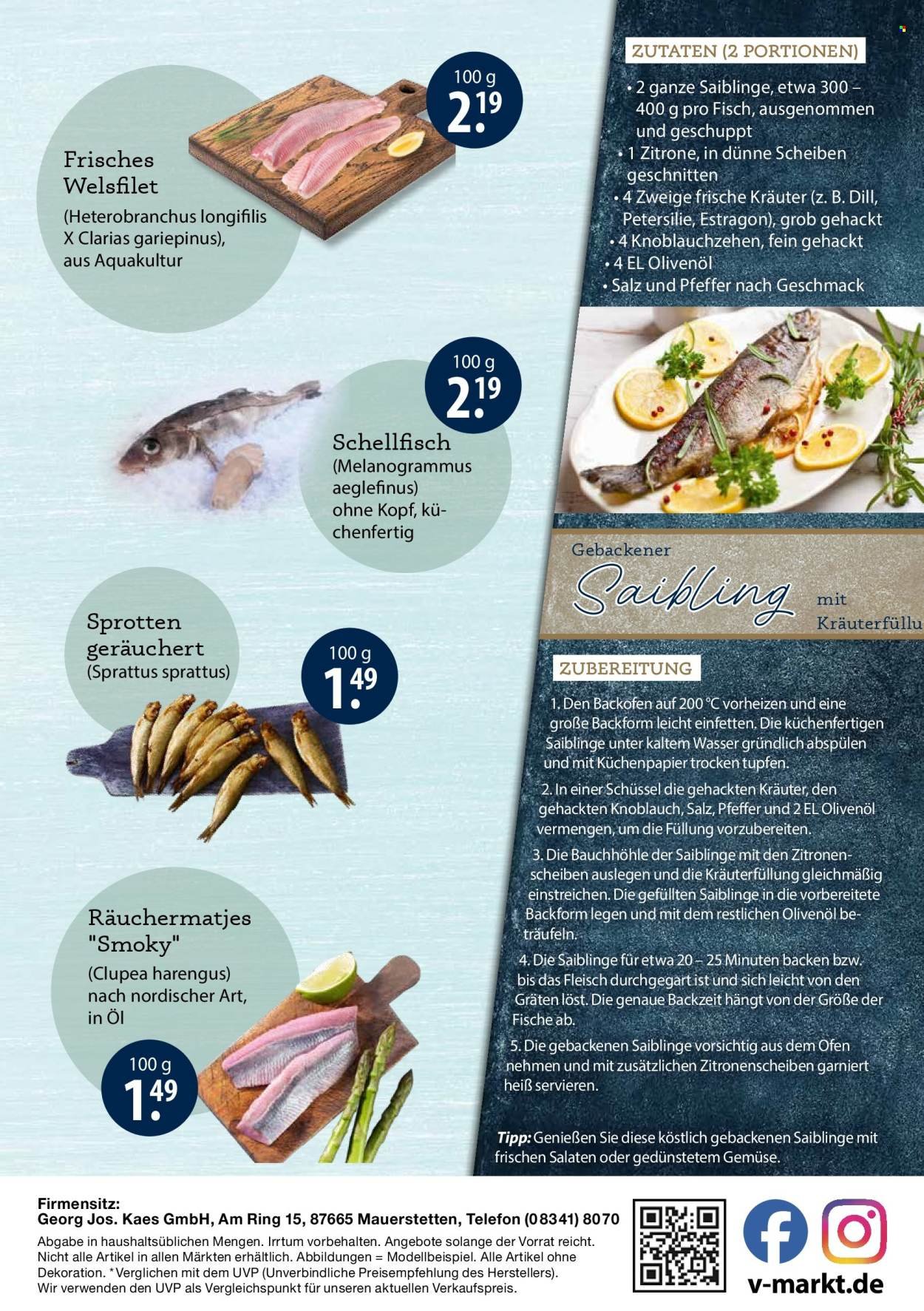 V-MARKT Prospekt - Fischangebote