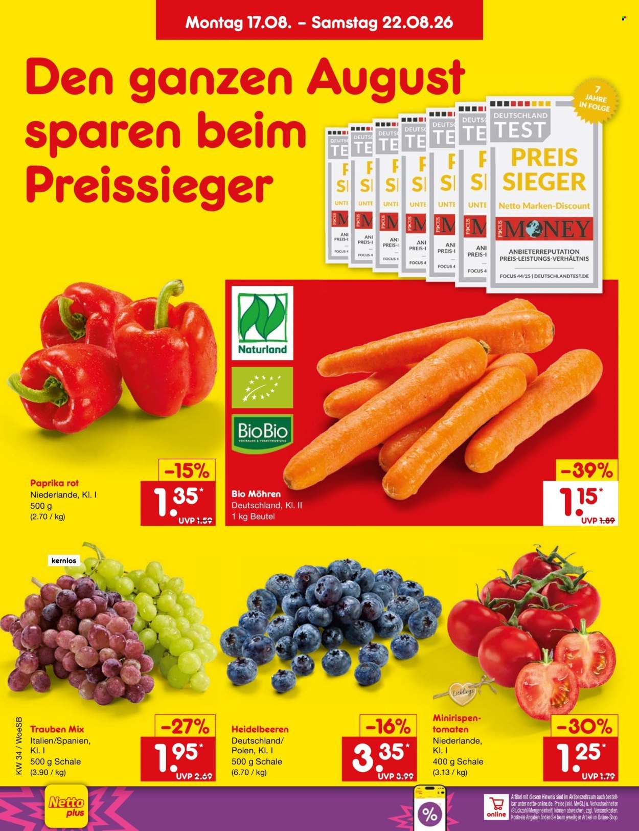 NETTO MARKEN-DISCOUNT Prospekt - Ab Montag 17.08.2026