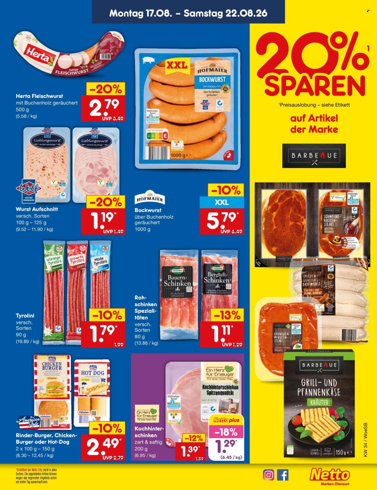 NETTO MARKEN-DISCOUNT Prospekt - Ab Montag 17.08.2026