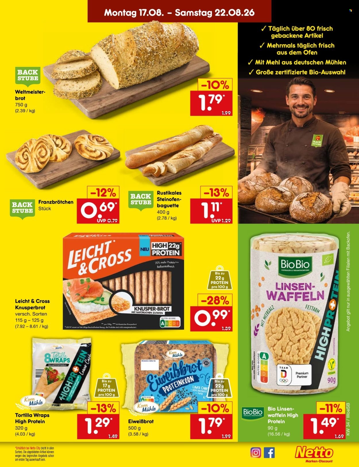 NETTO MARKEN-DISCOUNT Prospekt - Ab Montag 17.08.2026