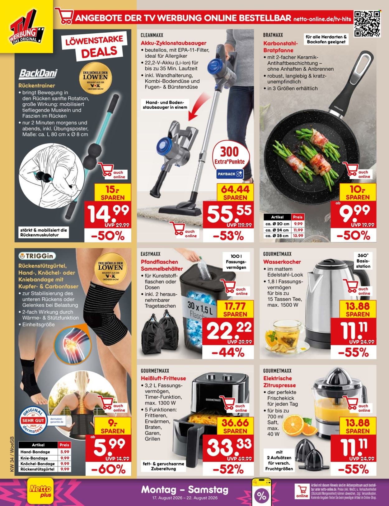NETTO MARKEN-DISCOUNT Prospekt - Ab Montag 17.08.2026