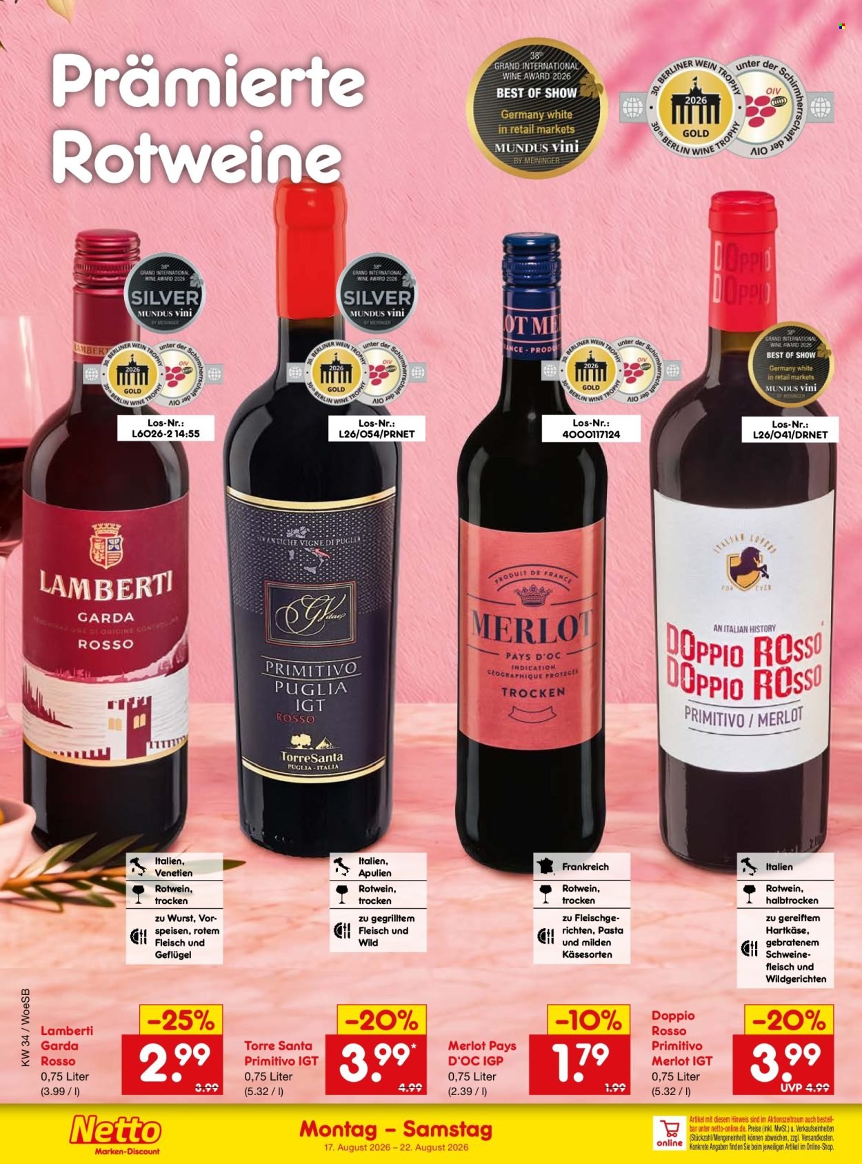 NETTO MARKEN-DISCOUNT Prospekt - Ab Montag 17.08.2026