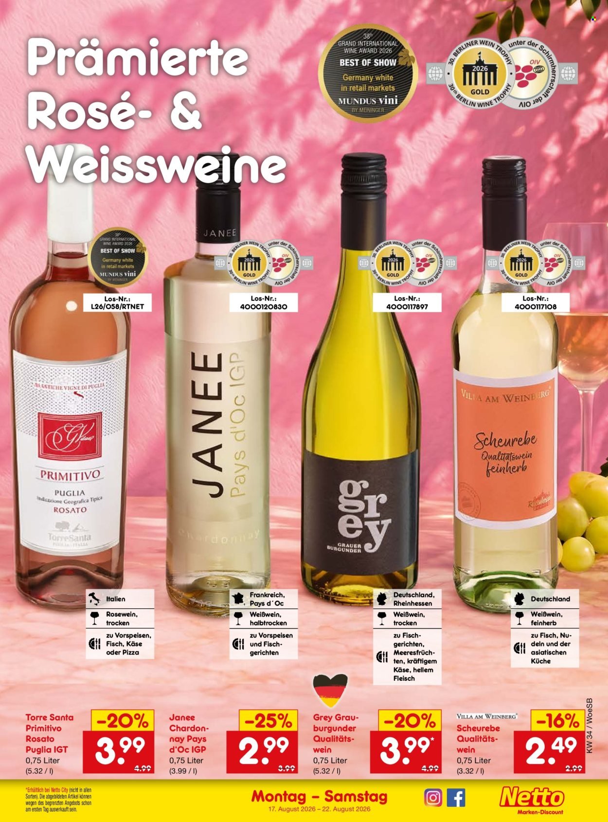 NETTO MARKEN-DISCOUNT Prospekt - Ab Montag 17.08.2026