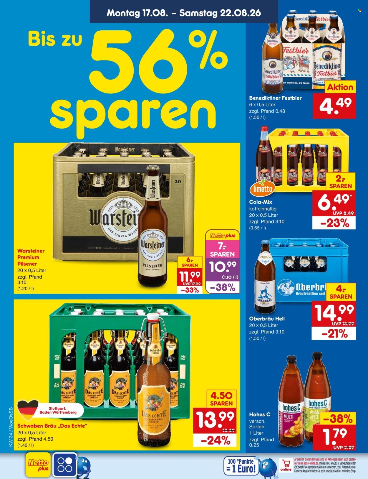 NETTO MARKEN-DISCOUNT Prospekt - Ab Montag 17.08.2026