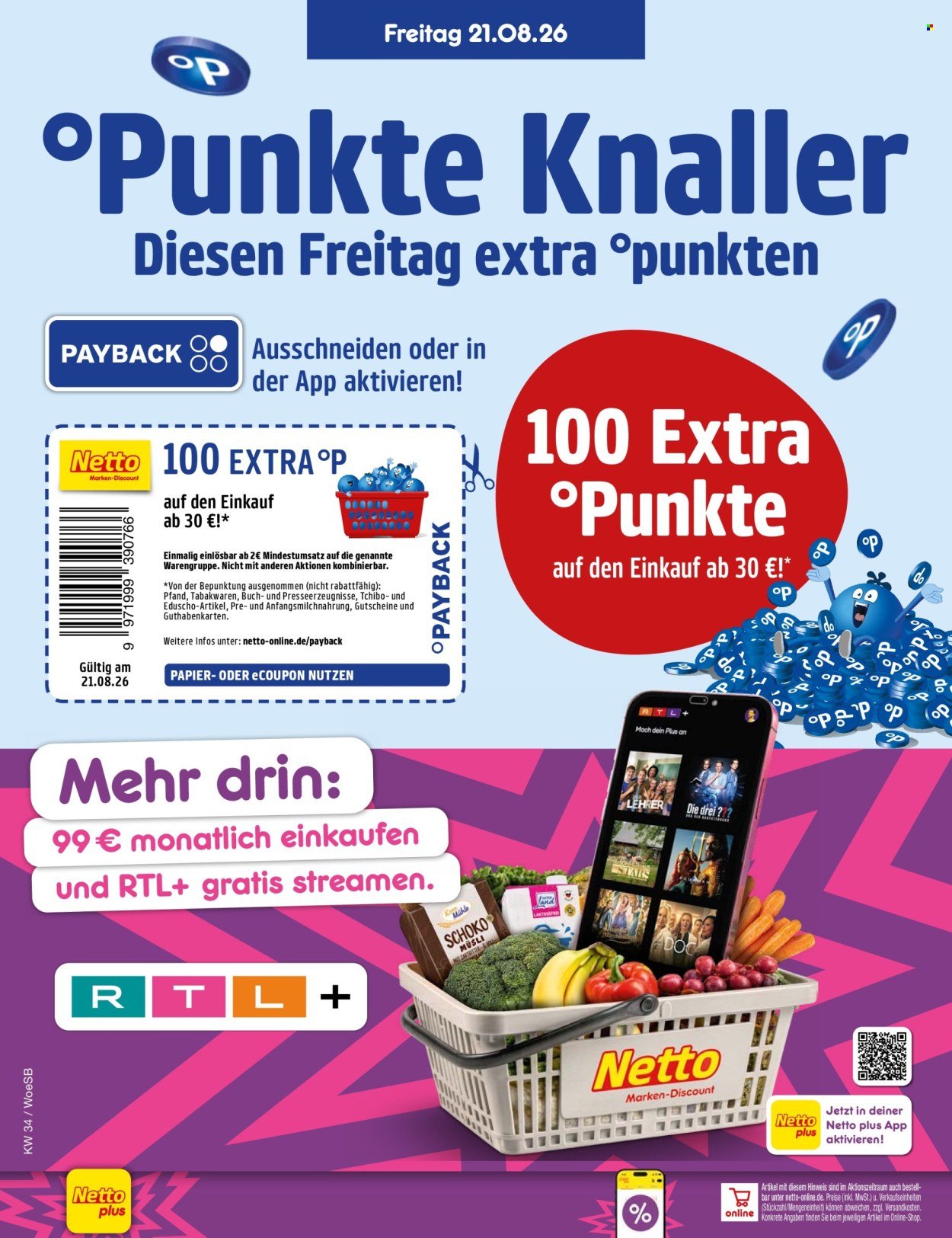 NETTO MARKEN-DISCOUNT Prospekt - Ab Montag 17.08.2026