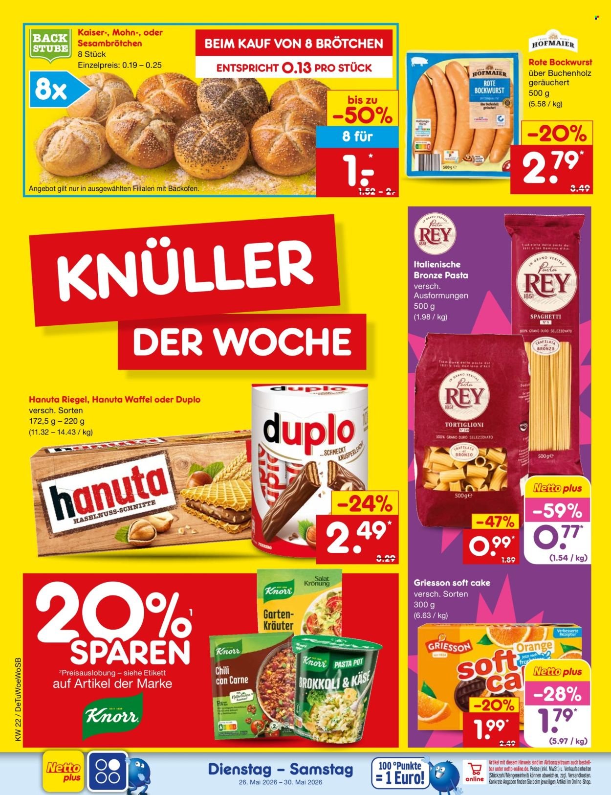 NETTO MARKEN-DISCOUNT Prospekt - Ab Dienstag 26.05.2026 (2026-05-26 - 2026-05-30)