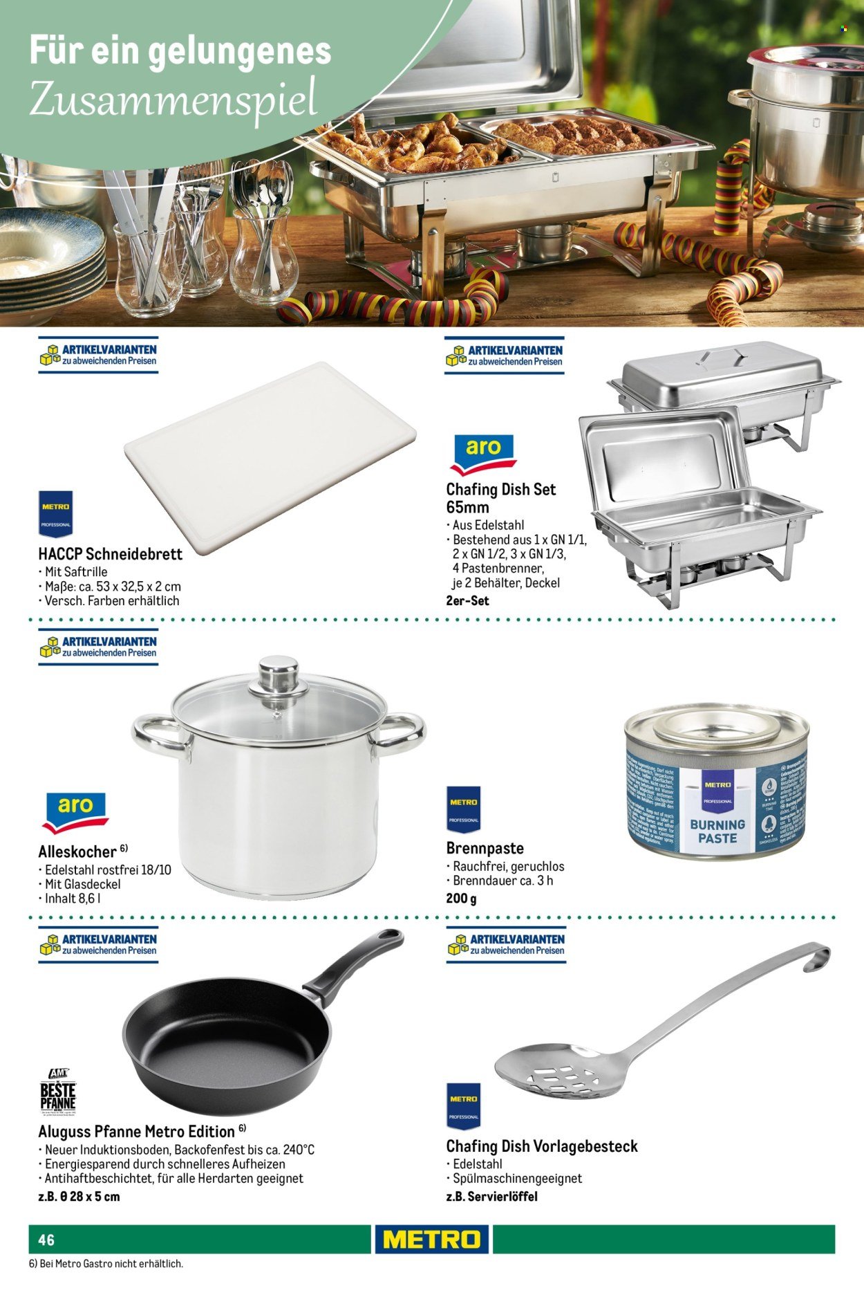 METRO Angebote - Sortimentskatalog Feiern & Events (2026-05-20)