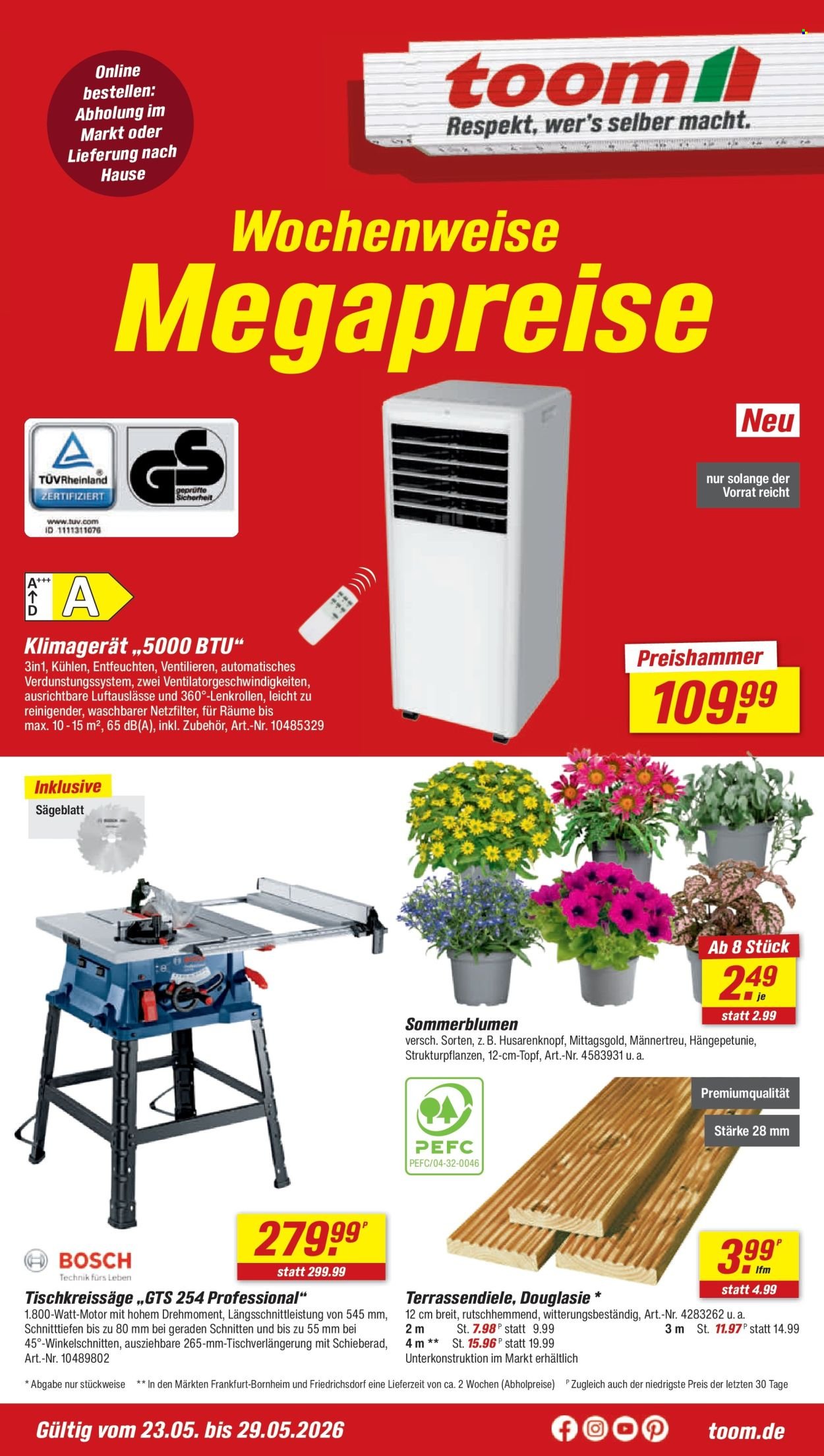TOOM BAUMARKT Prospekt - Ab Samstag 23.05.2026