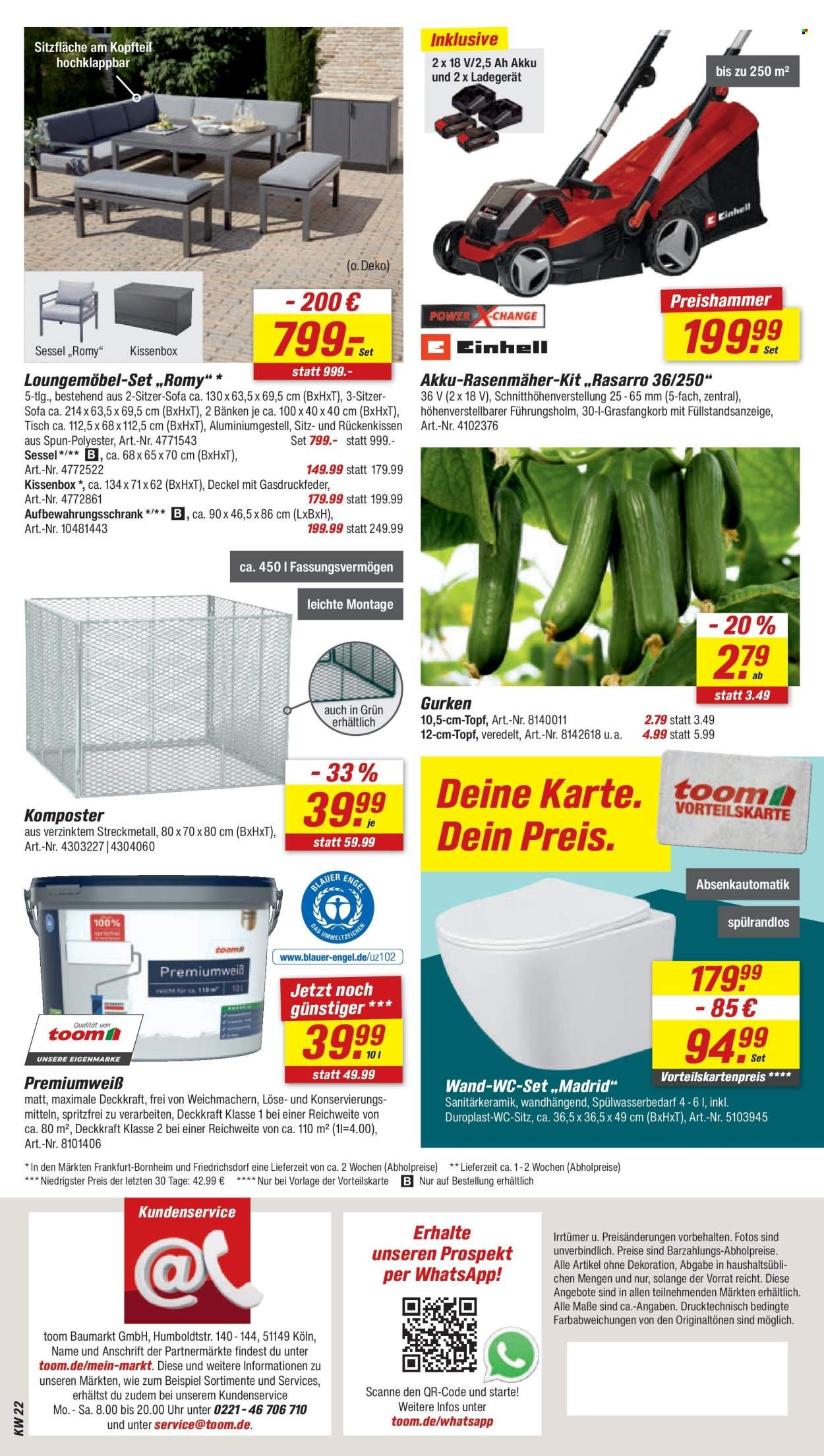 TOOM BAUMARKT Prospekt - Ab Samstag 23.05.2026