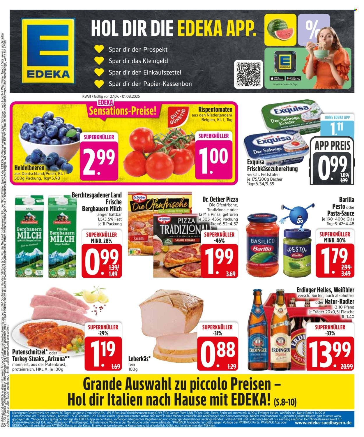 EDEKA Prospekt - Ab Montag 27.07.2026