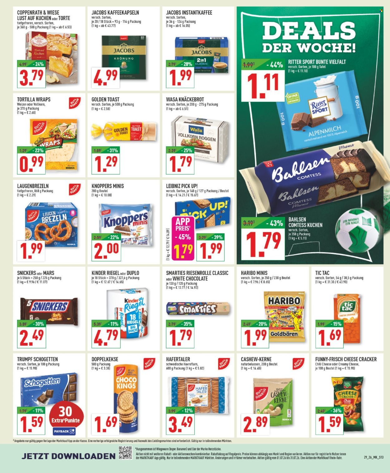 MARKTKAUF Prospekt - Ab Montag 13.07.2026