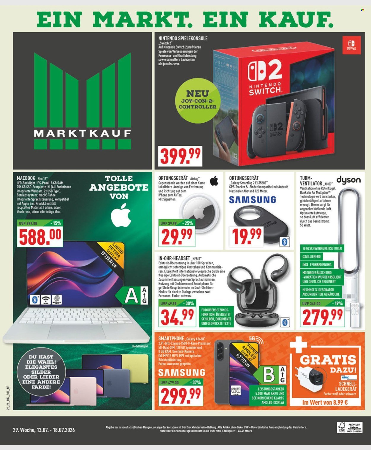 MARKTKAUF Prospekt - Ab Montag 13.07.2026