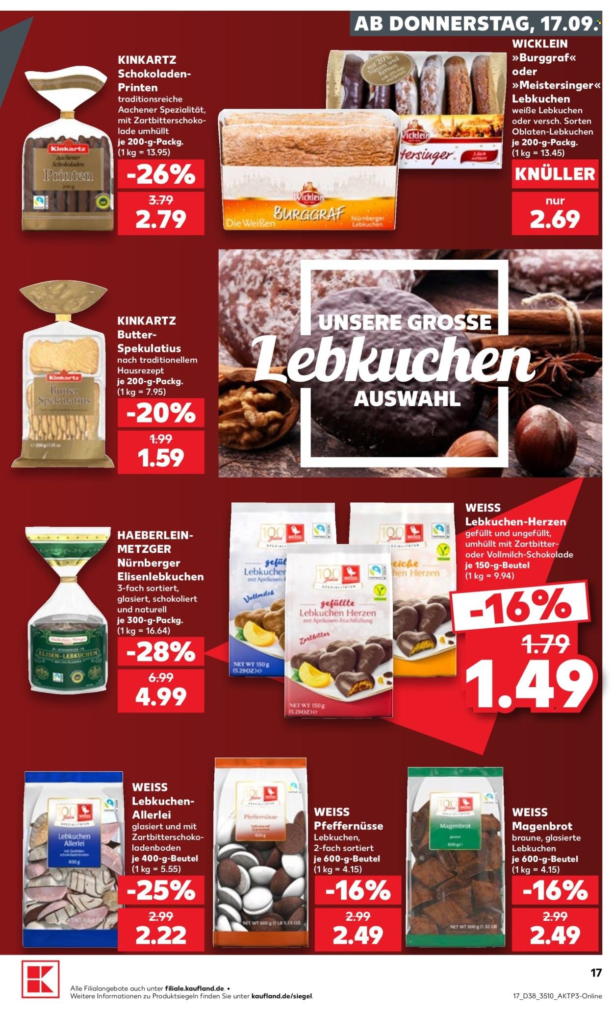KAUFLAND Prospekt - Ab Donnerstag 17.09.2026