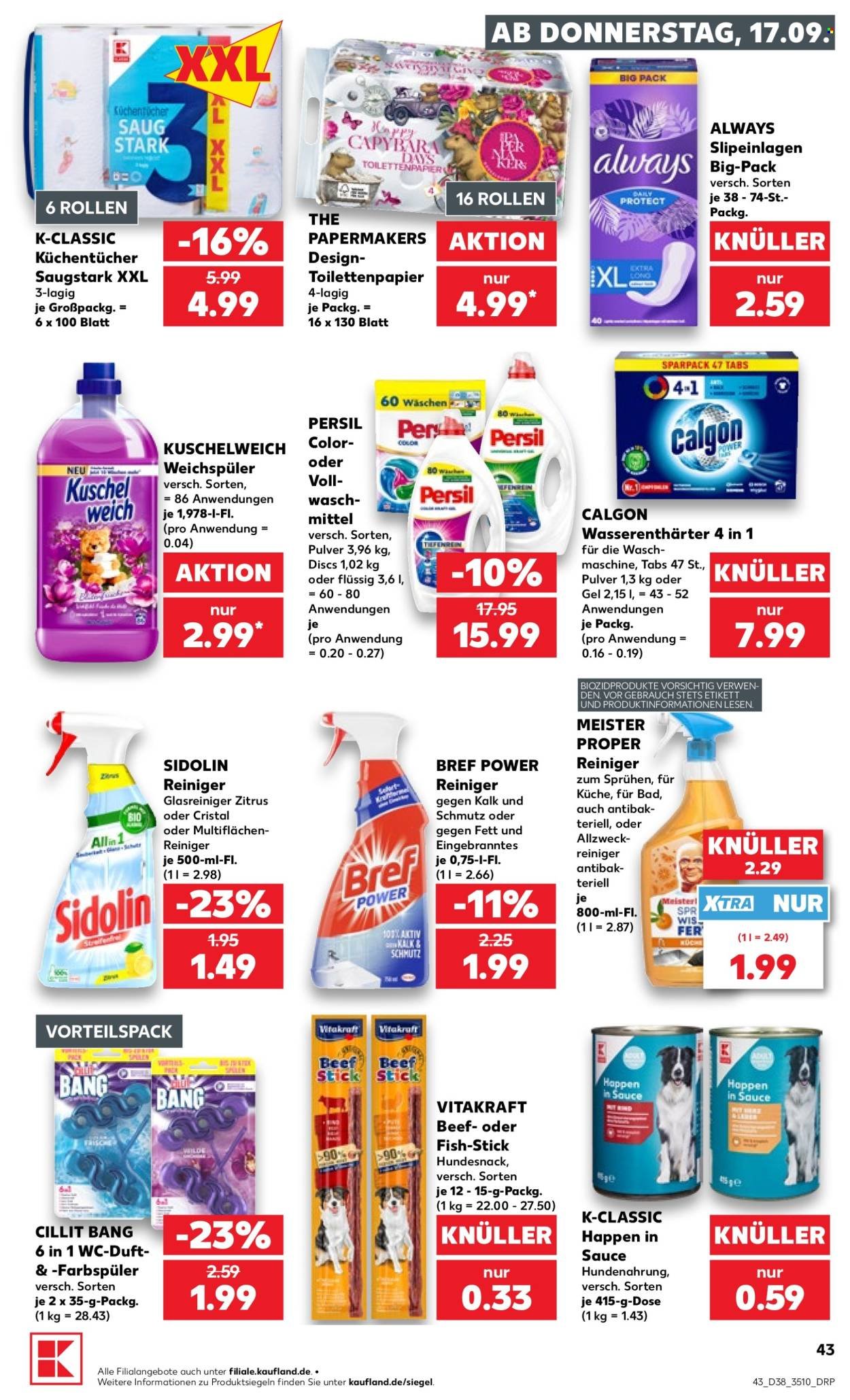 KAUFLAND Prospekt - Ab Donnerstag 17.09.2026