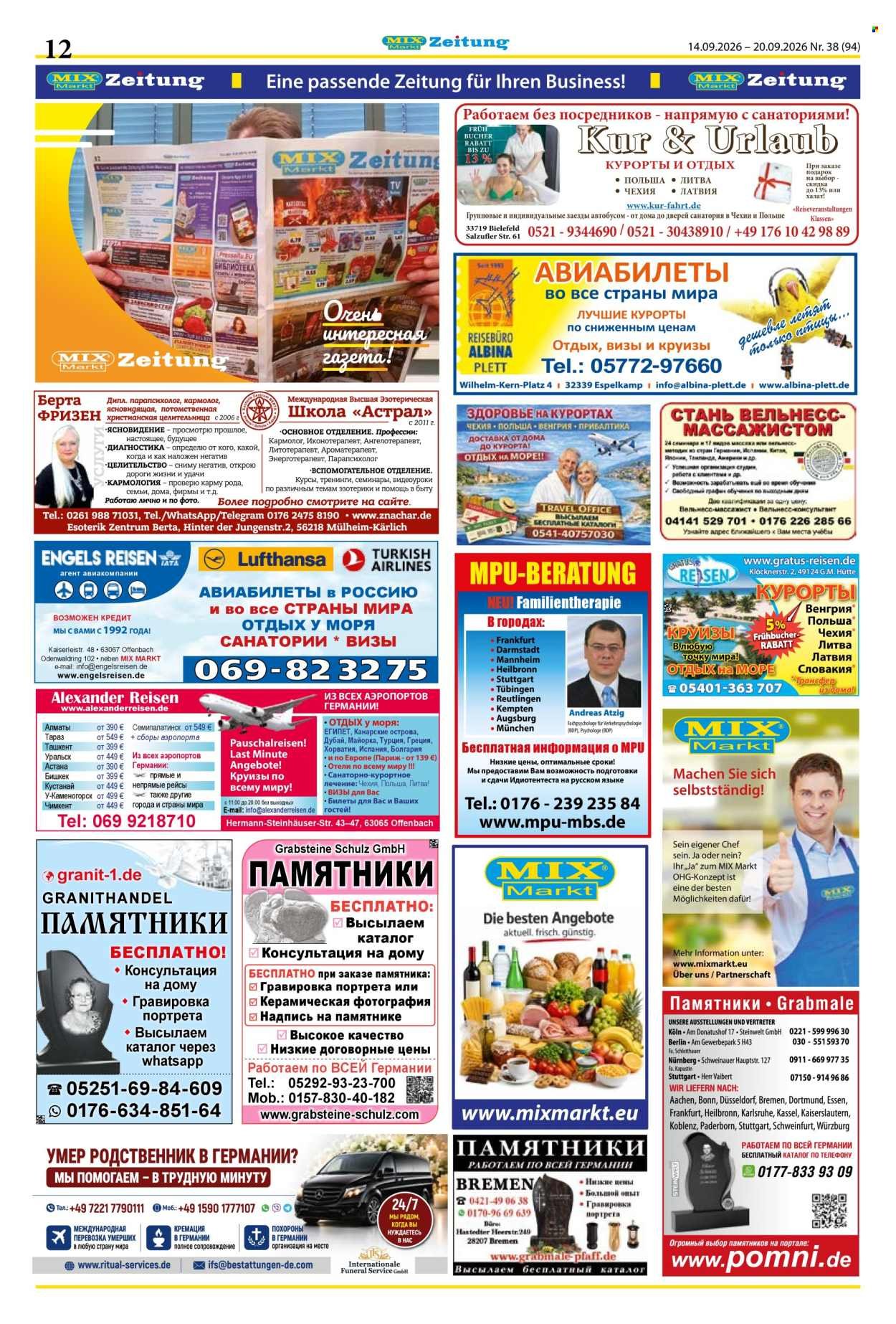 MIX MARKT Prospekt - Zeitung