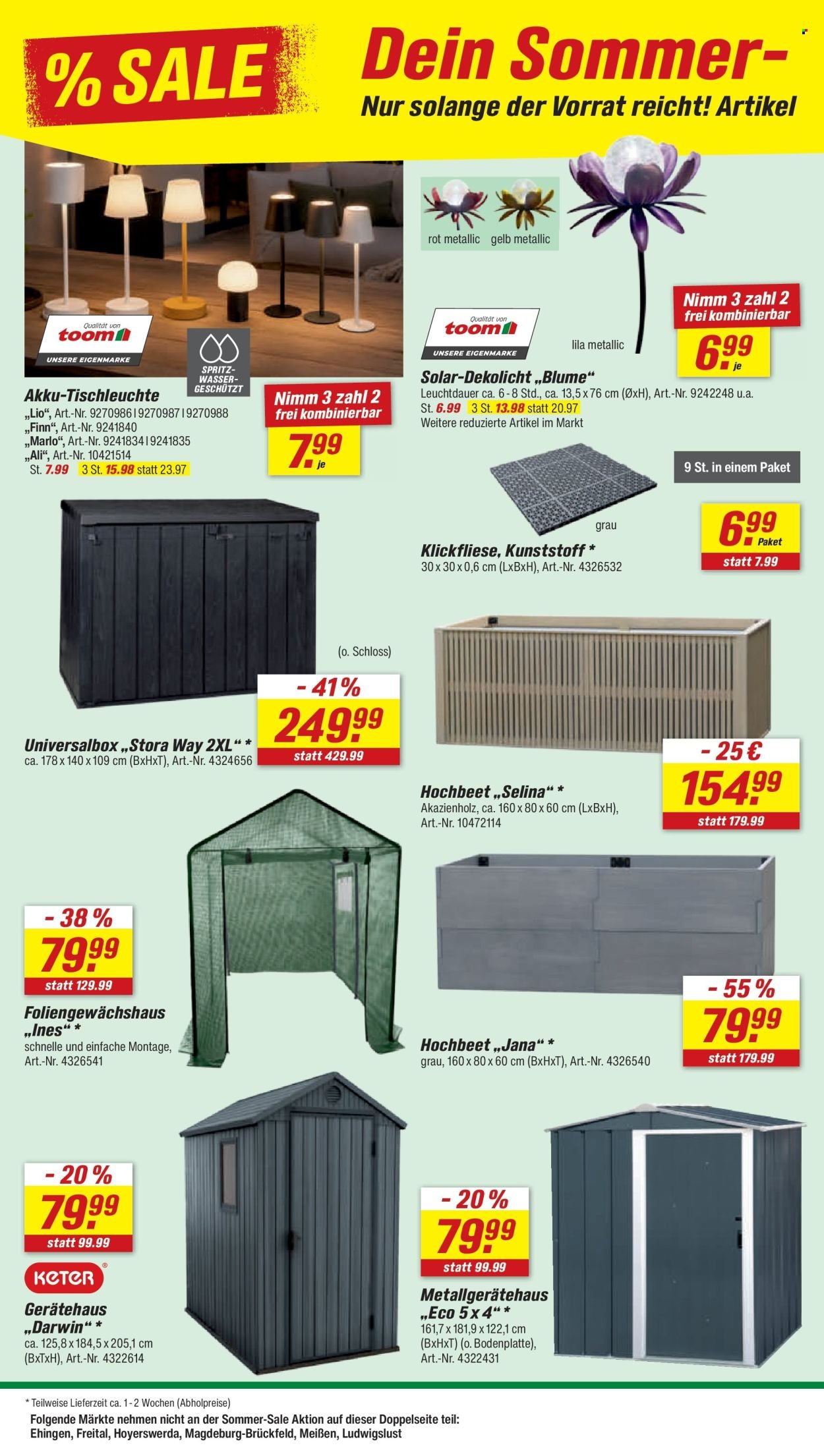 TOOM BAUMARKT Prospekt - Ab Samstag 25.07.2026