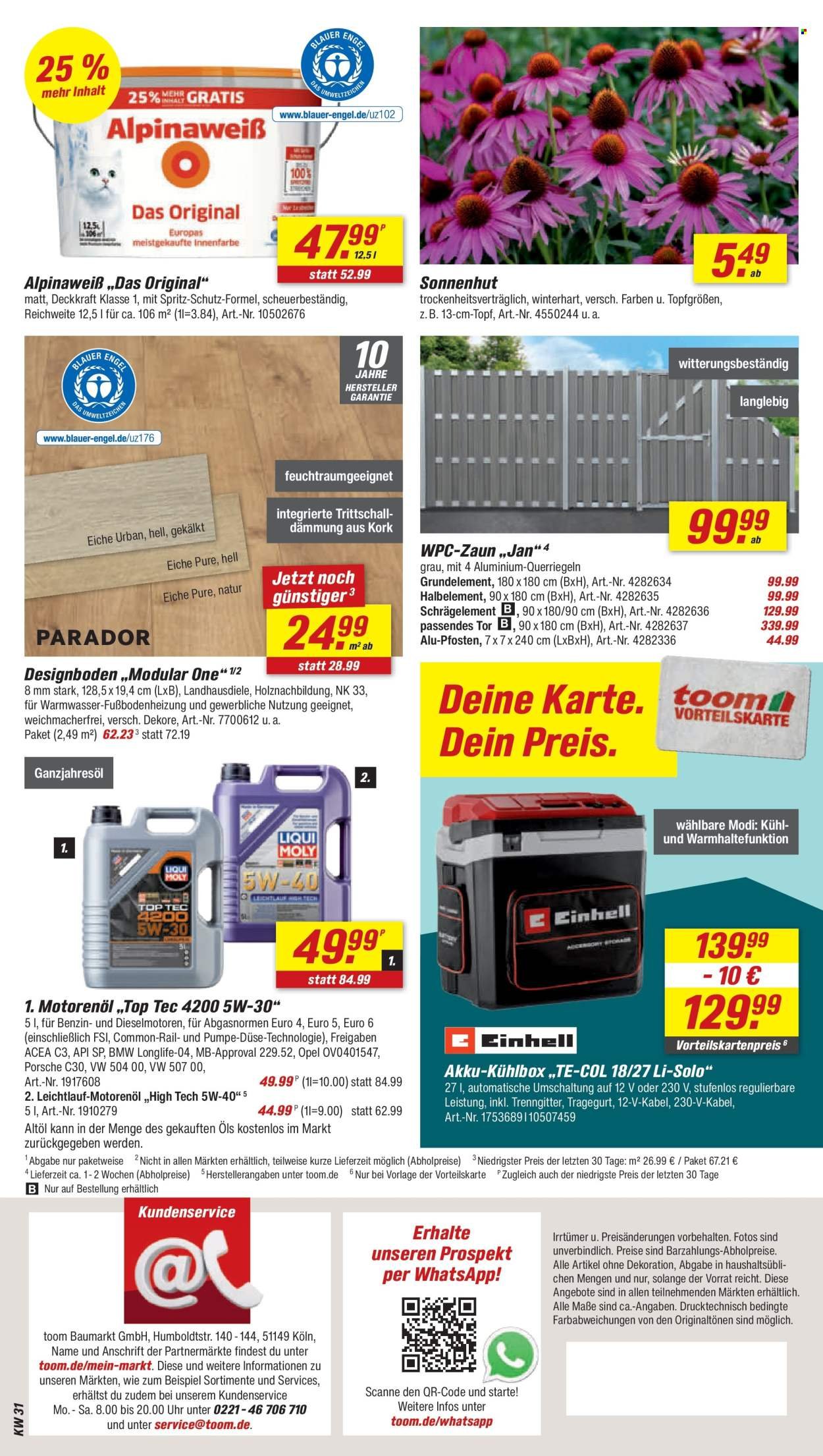 TOOM BAUMARKT Prospekt - Ab Samstag 25.07.2026