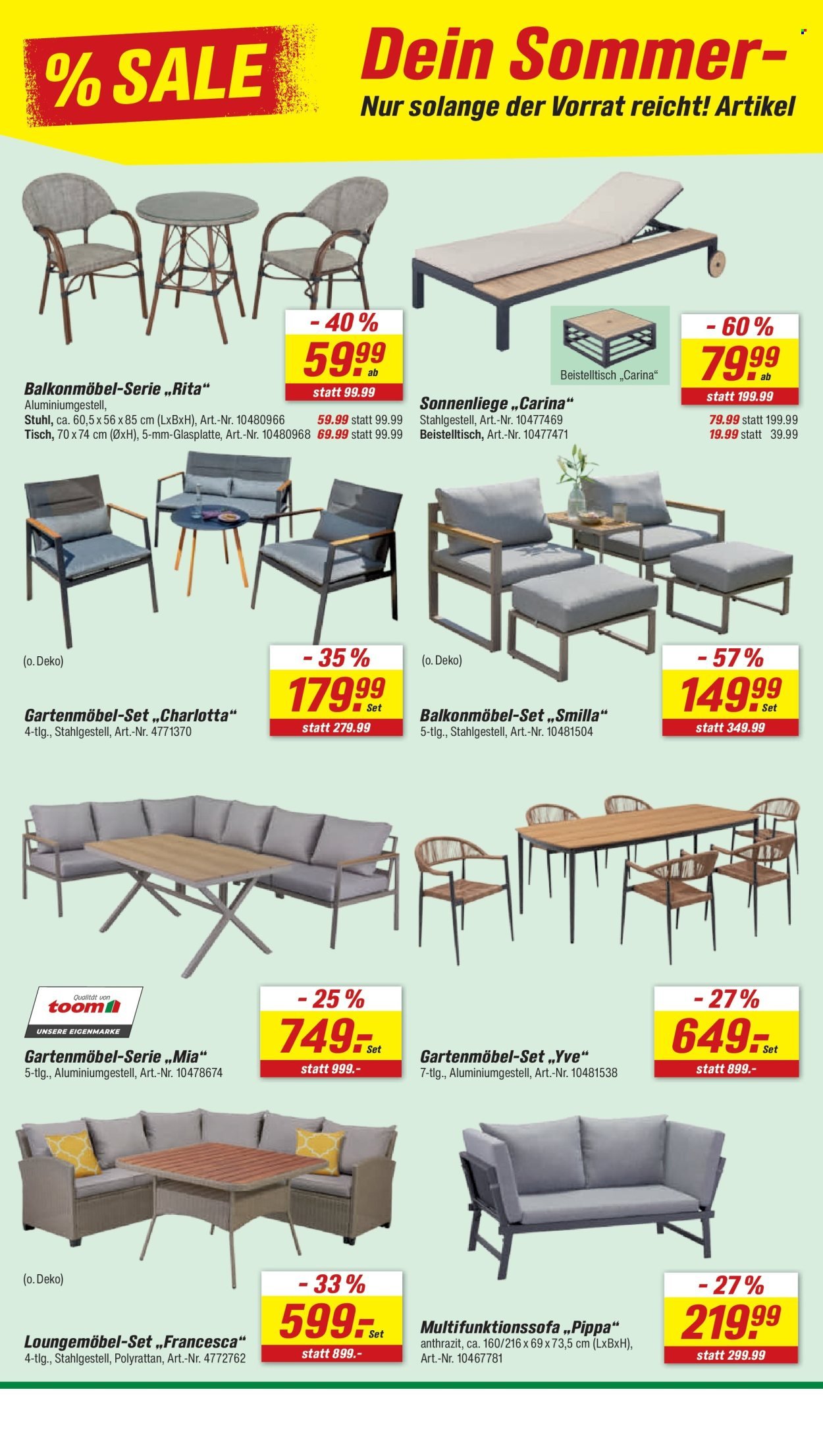 TOOM BAUMARKT Prospekt - Ab Samstag 25.07.2026
