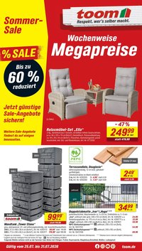 TOOM BAUMARKT Prospekt - Ab Samstag 25.07.2026