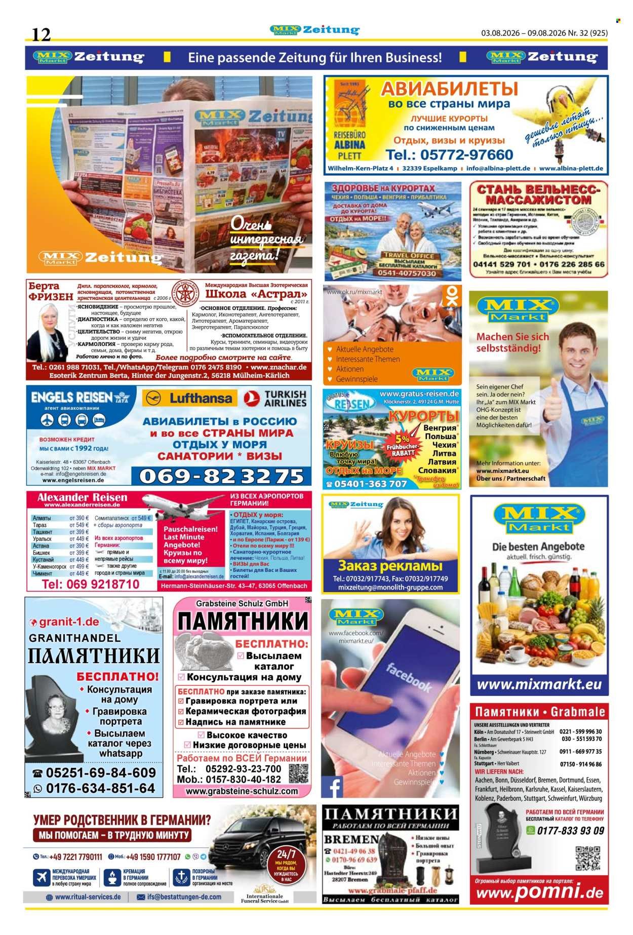 MIX MARKT Prospekt - Zeitung