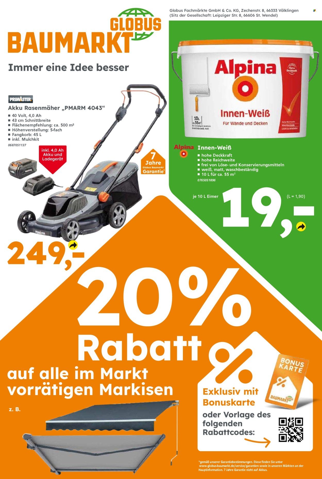 GLOBUS BAUMARKT Prospekt - Ab Montag 3.08.2026