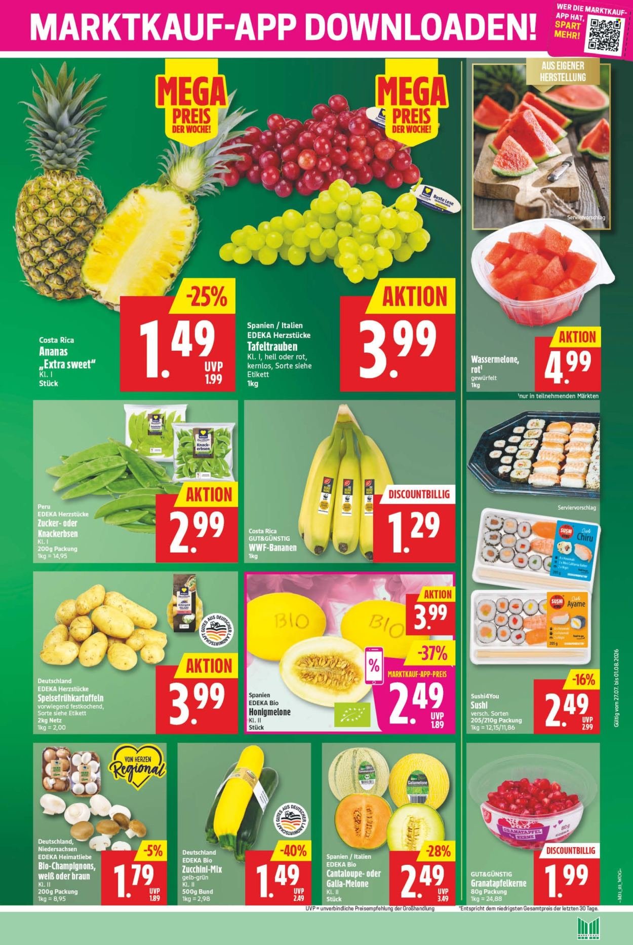 MARKTKAUF Prospekt - Ab Montag 27.07.2026