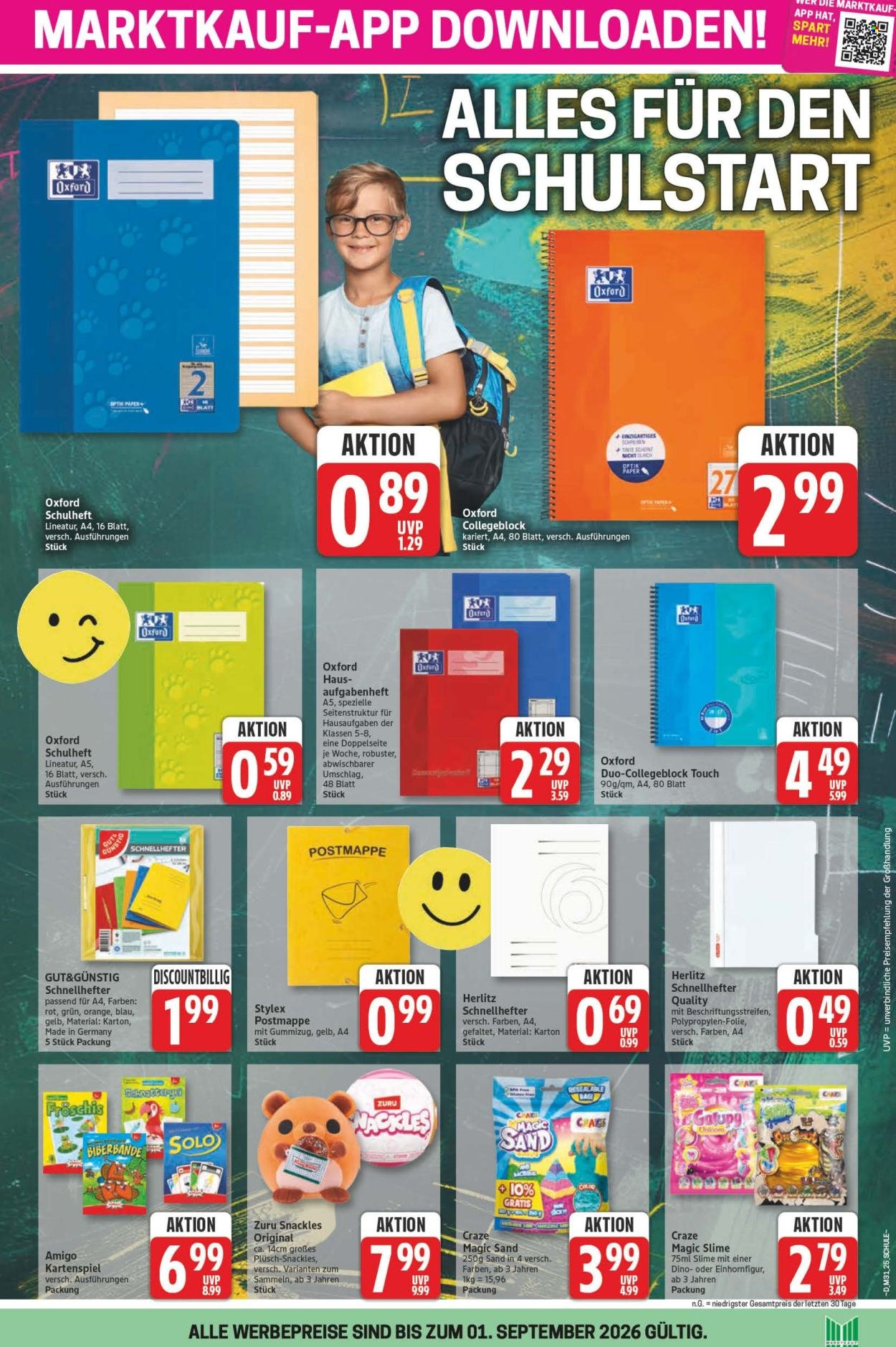 MARKTKAUF Prospekt - Ab Montag 27.07.2026